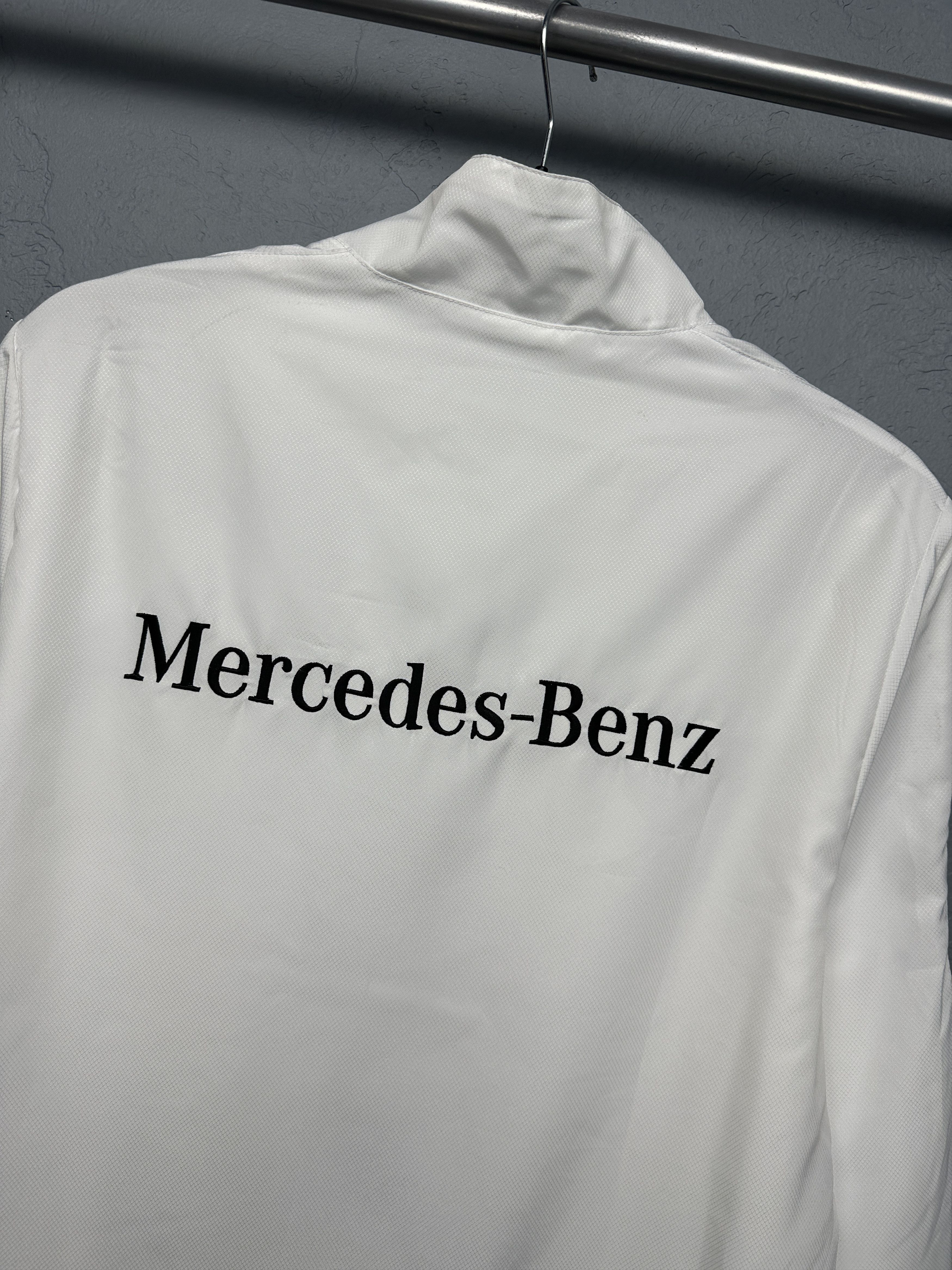 Mercedes-Benz Mercedes-Benz Mens Windbreaker Track Top Jacket Size US L / EU 52-54 / 3 - 9 Thumbnail
