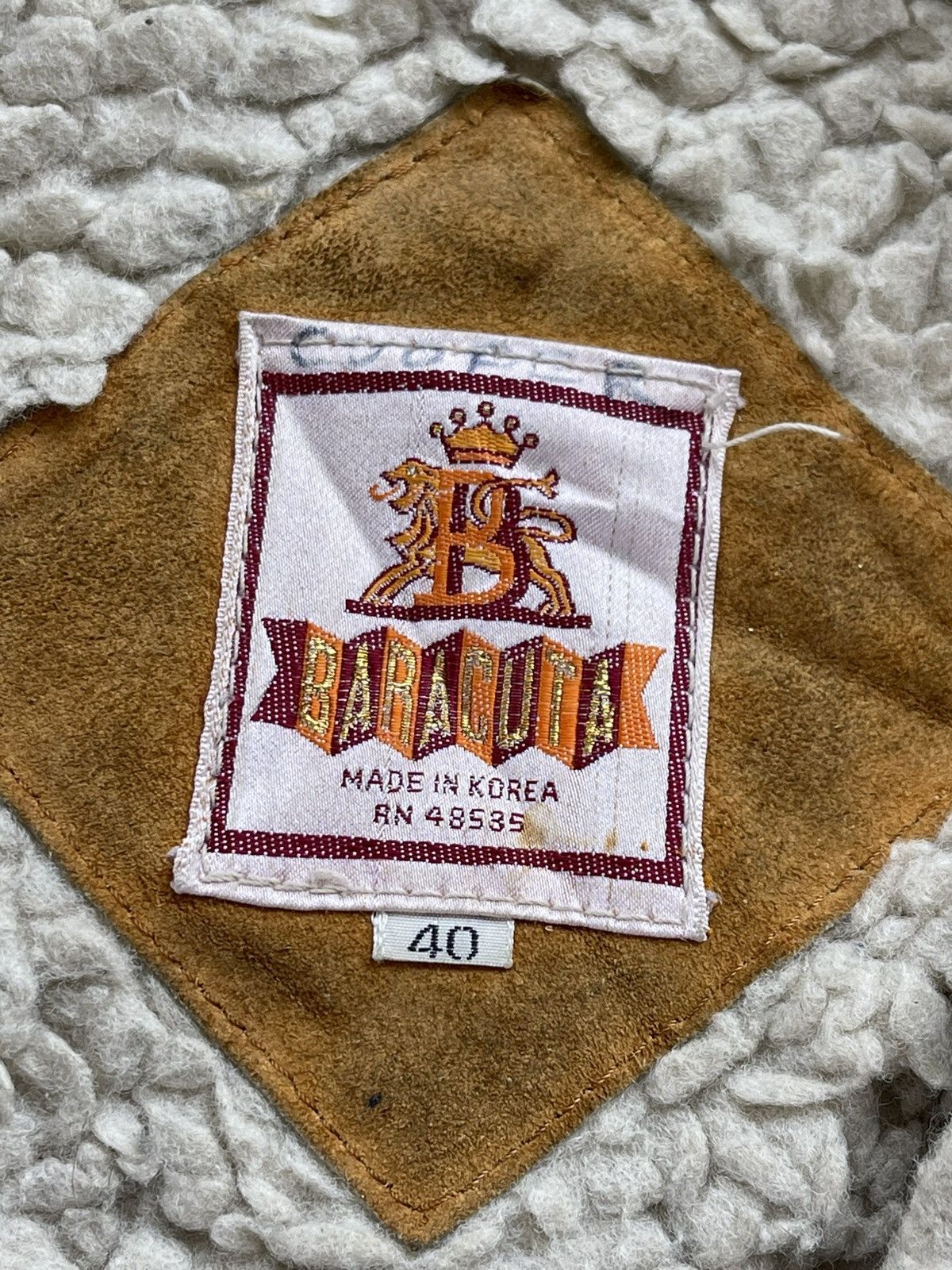 Baracuta 🔥Vintage Baracuta Sherpa Genuine Leather Jacket Size US M / EU 48-50 / 2 - 10 Thumbnail