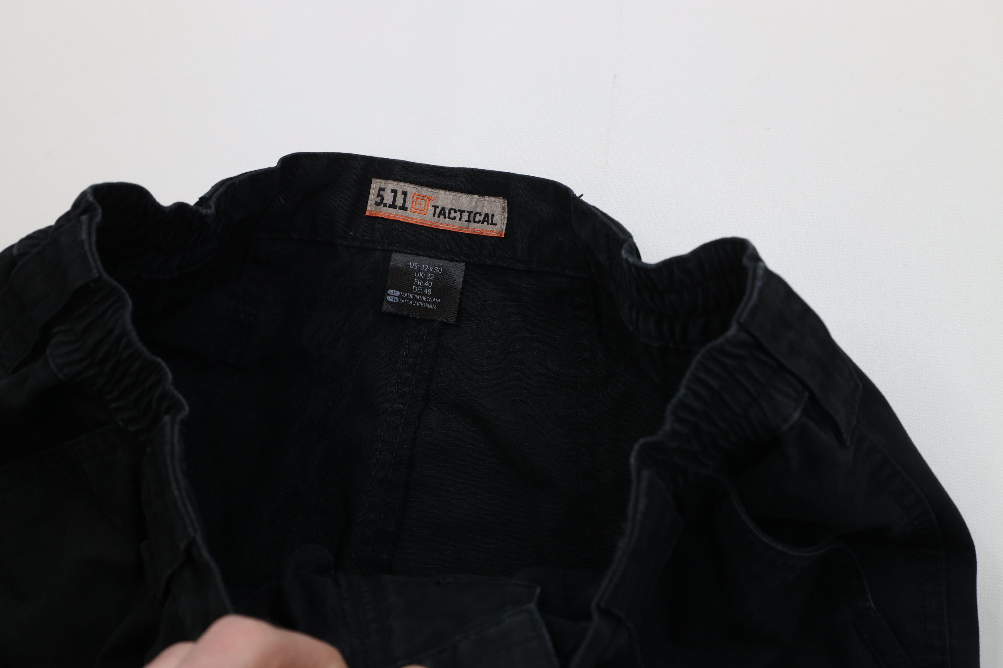 Vintage 5.11 Tactical Series Ripstop Taclite Pro Cargo Pants Black Size US 32 / EU 48 - 8 Thumbnail