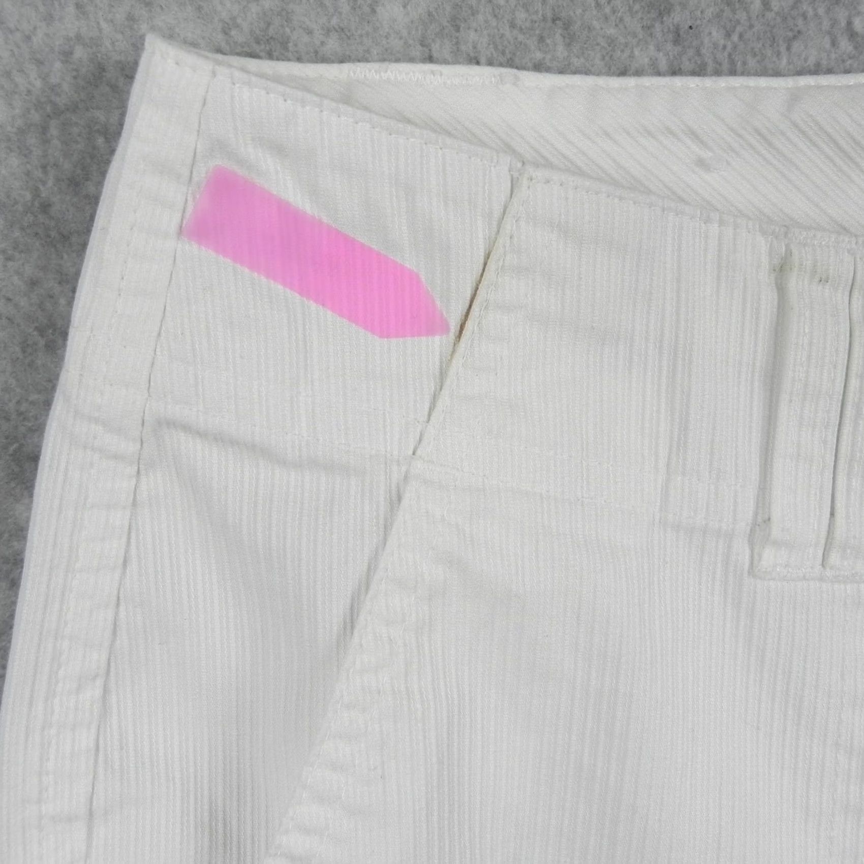 Calvin Klein Calvin Klein Pants Womens 10 Riley Capri Cargo White Flex Drawstring Pockets Size 32" / US 10 / IT 46 - 3 Thumbnail
