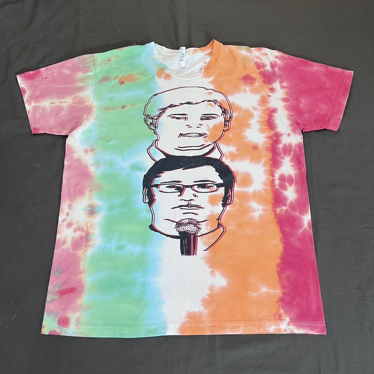 American Apparel Tim And Eric Awesome Show series comedy Movie Tee XL tie dye Size US XL / EU 56 / 4 - 1 Thumbnail