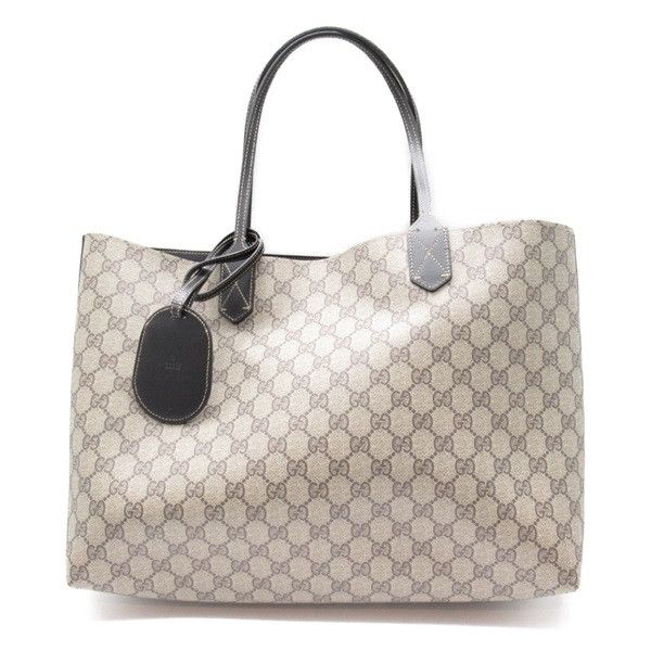 image of Gucci GG Supreme Tote Bag in Brown, Women's