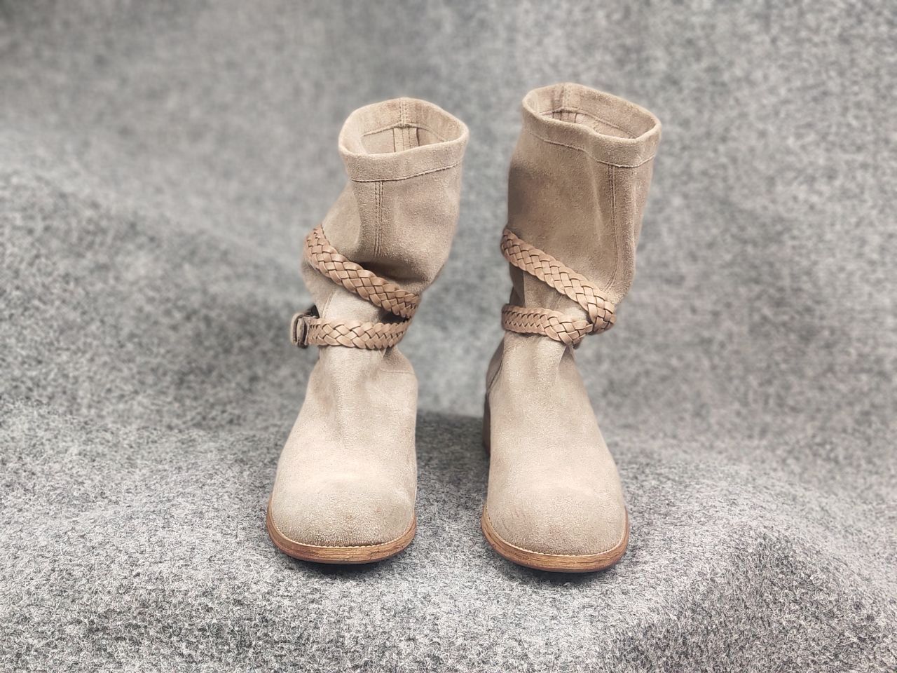 Marina Rinaldi Marina Rinaldi Design suede Leather Ankle Boots Floor Model Size US 8 / IT 38 - 3 Thumbnail
