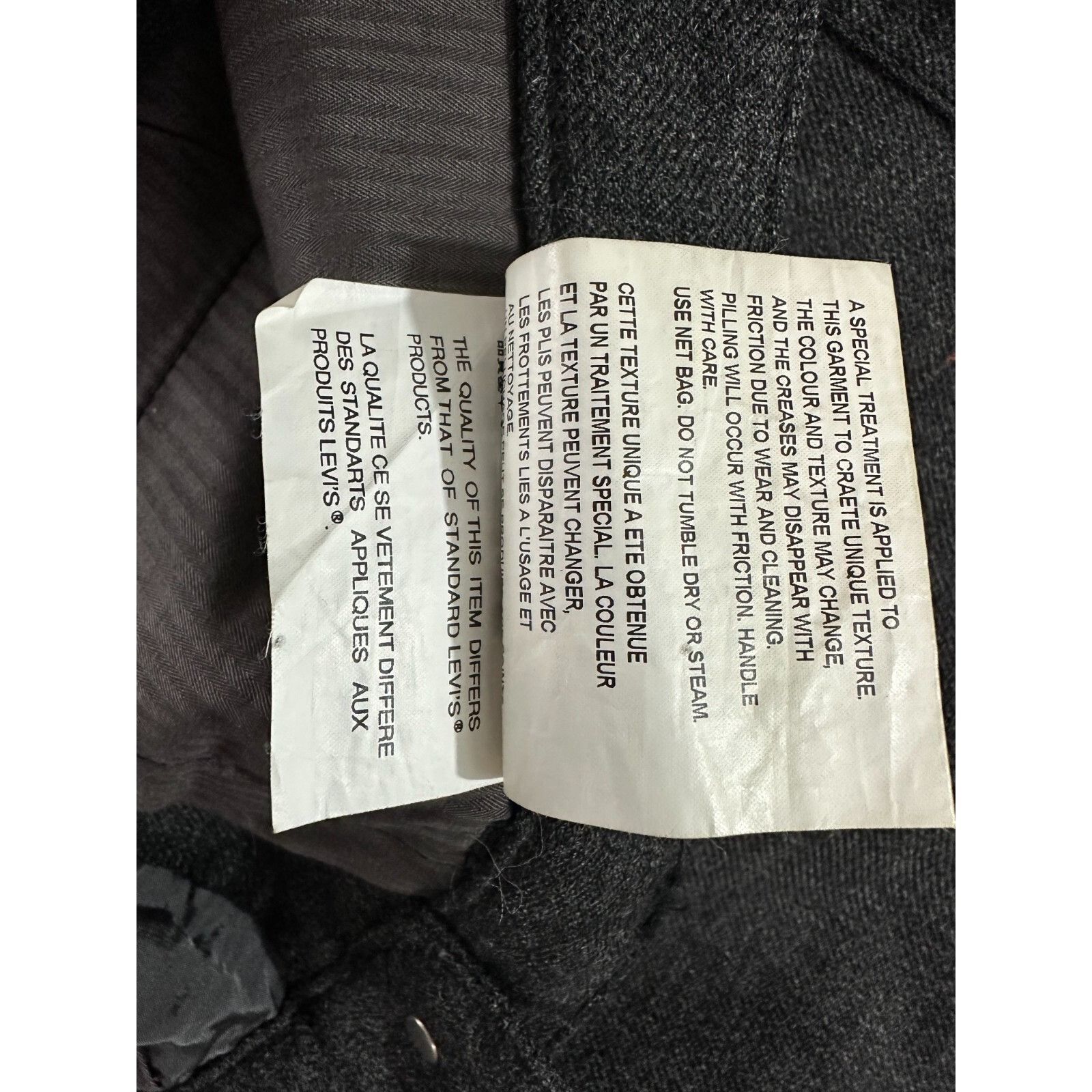 Levi's comme des garcon Junta Watanabe X Levi´s wool Pants Size L N Size US 36 / EU 52 - 5 Thumbnail