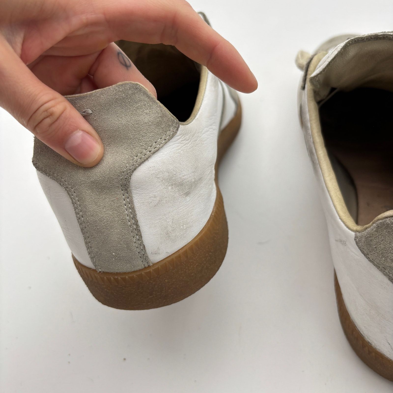 Maison Margiela Maison Margiela Low GAT Khaki Shoes Sneakers Men's 47 US 14 Size US 14 / EU 47 - 14 Thumbnail