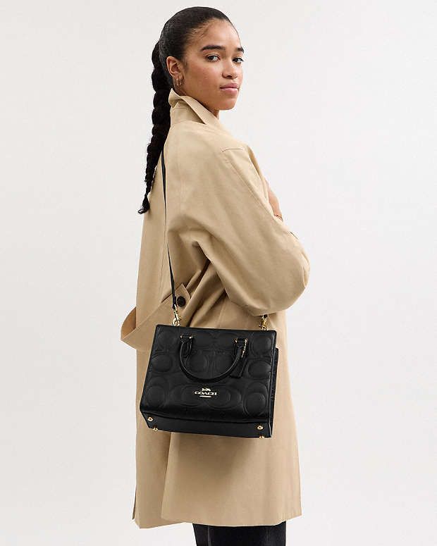 Coach NWT Coach Maggie Small Tote Bag In Signature Leather CY670 Size ONE SIZE - 9 Thumbnail