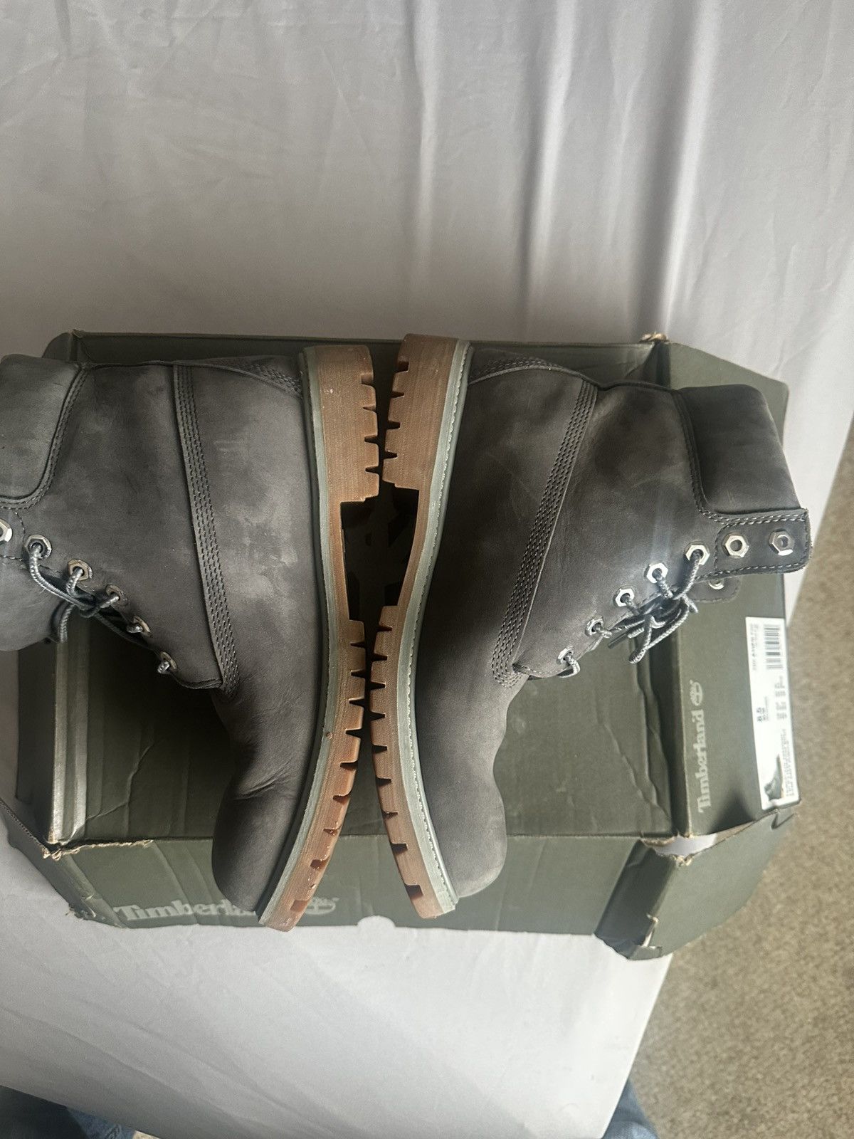 Timberland Timberland grey 6inch mens boots Size US 8.5 / EU 41-42 - 4 Thumbnail