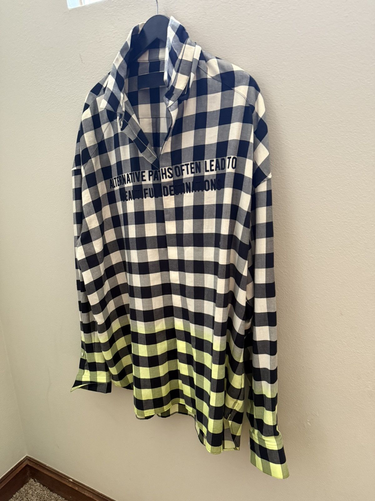 Juun.J Juun.j plaid shirt 2in1 Size US M / EU 48-50 / 2 - 7 Thumbnail