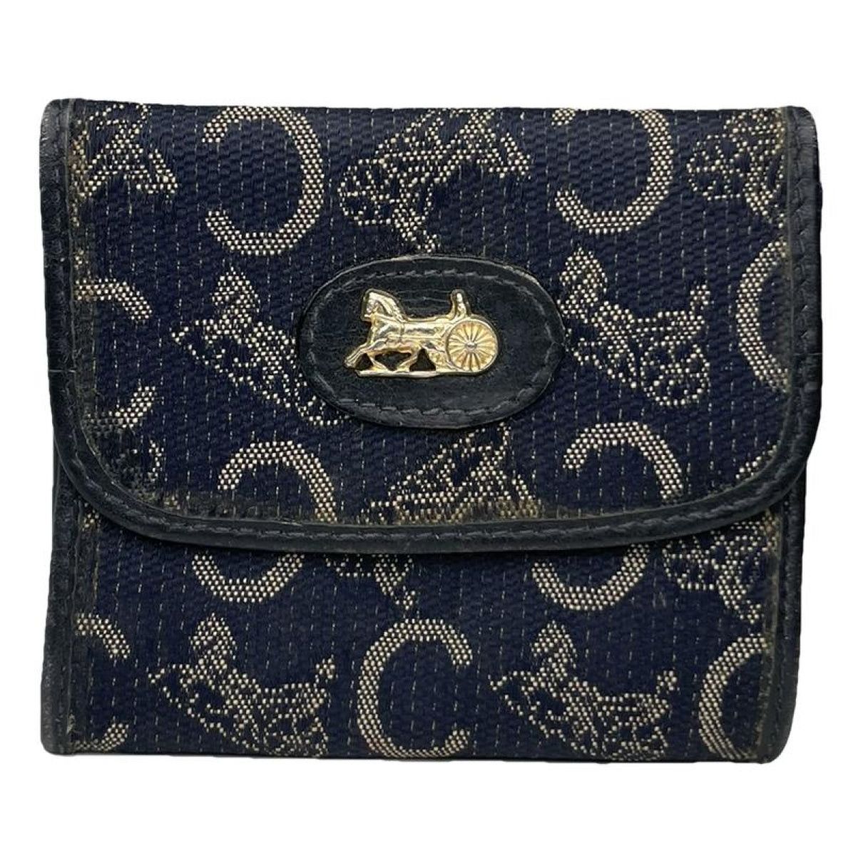 Navy Cotton Purse