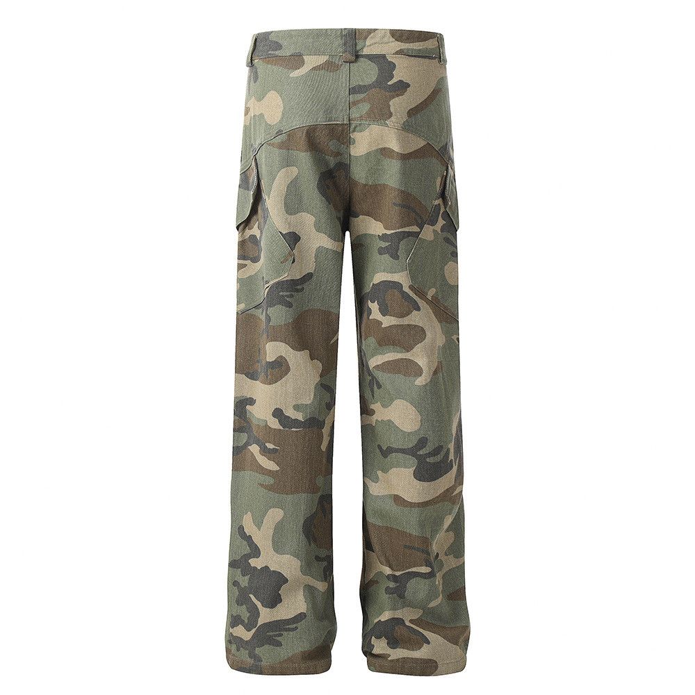 Japanese Brand × Jean American loose camouflage outdoor casual wide-leg trousers Size US 32 / EU 48 - 3 Thumbnail
