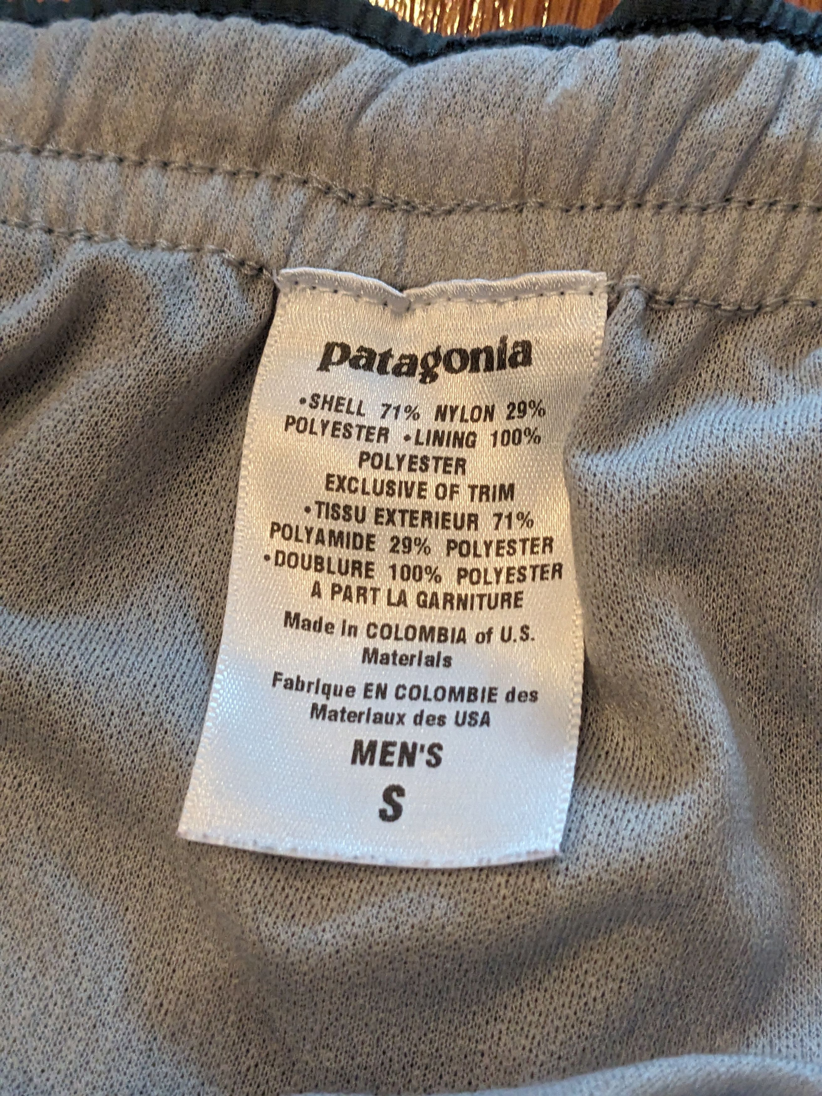 Designer × Patagonia Patagonia Men's 9" Small Olive Lined Shorts Size US 28 / EU 44 - 3 Thumbnail