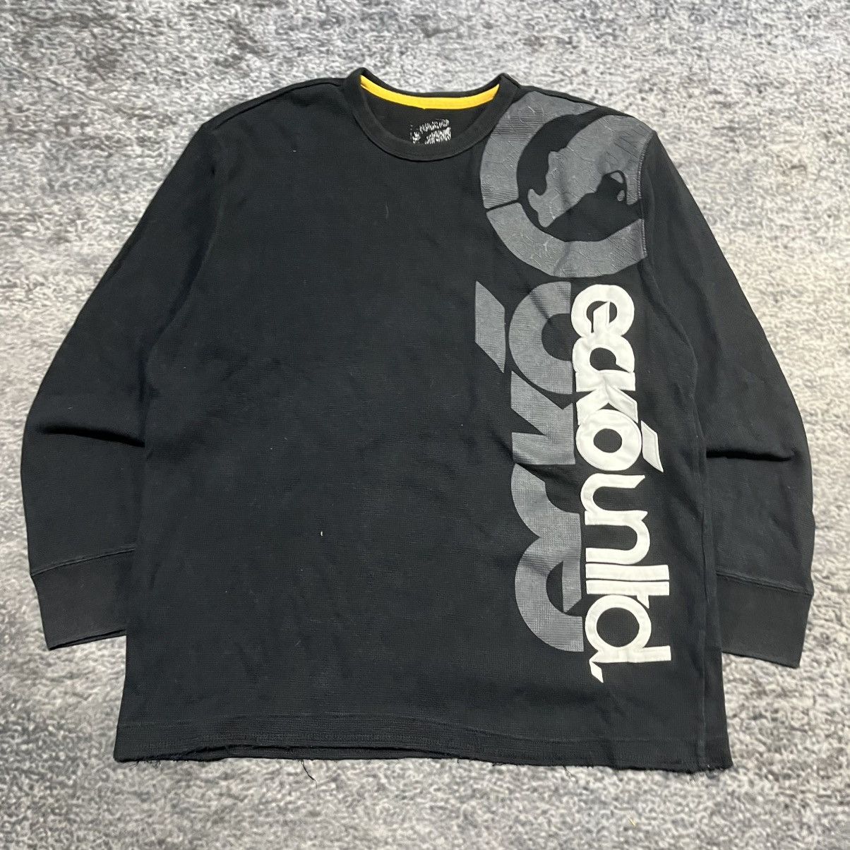Ecko Unltd. Vintage Y2K Ecko Unltd Grunge Skater Thermal Longsleeve Size US L / EU 52-54 / 3 - 3 Thumbnail