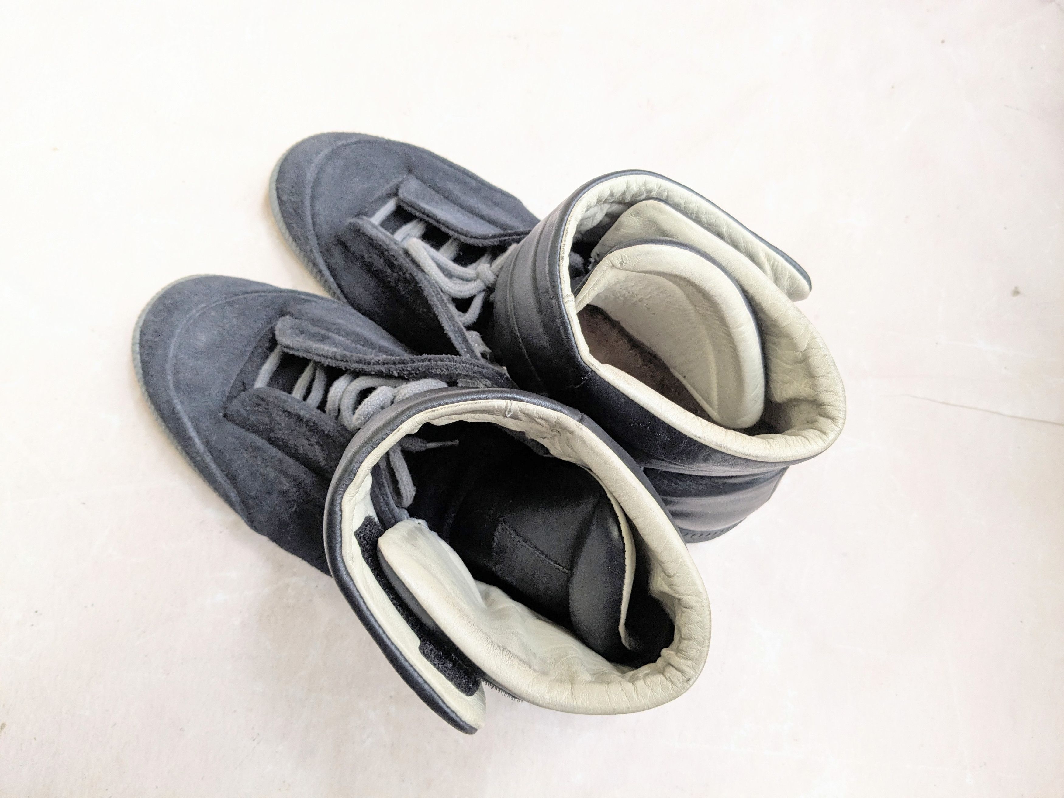 Maison Margiela Maison Margiela Future Black Gray 12 45 Suede Leather Size US 12 / EU 45 - 15 Thumbnail