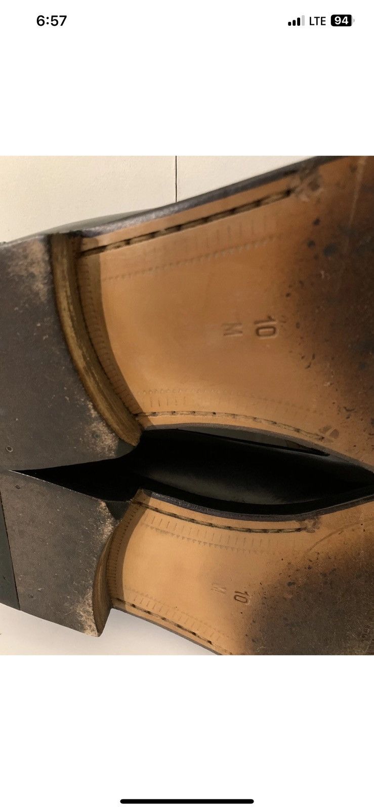 Cole Haan Cole Haan Black Cap-Toe Tassel Loafers Men 10M Made in Italy Size US 10 / EU 43 - 12 Thumbnail