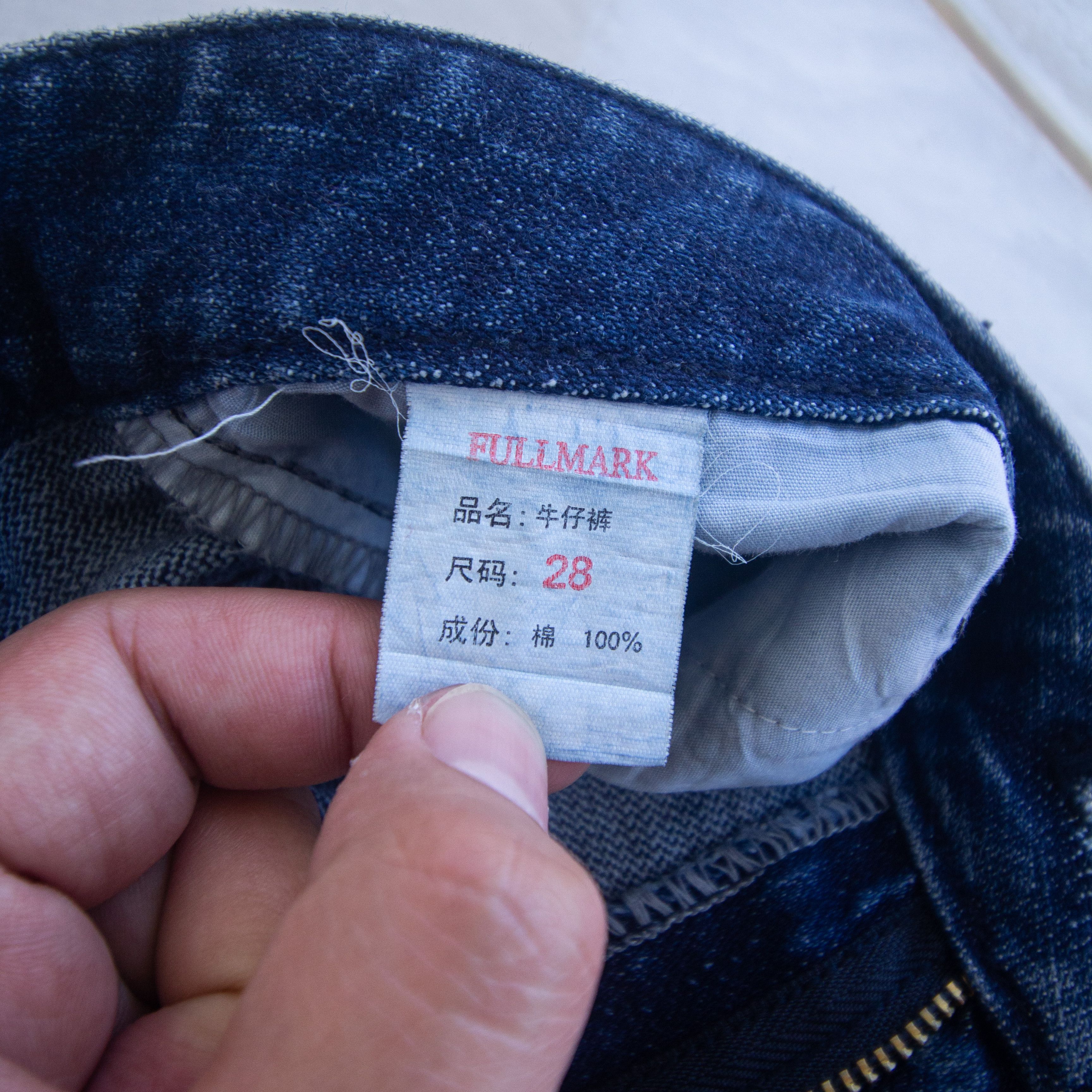 Japanese Brand Patchwork Flare Jeans by Fullmarks Size US 29 - 14 Thumbnail