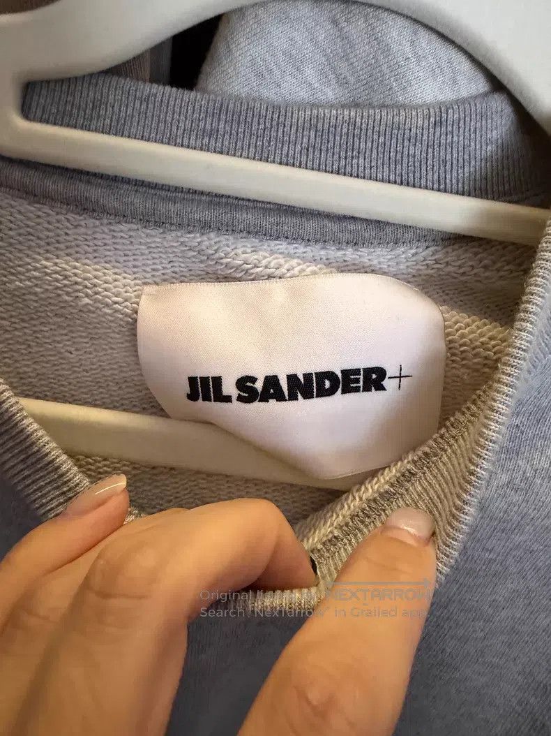 Jil Sander Jil Sander Grey crew neck sweatshirt Size S / US 4 / IT 40 - 2 Thumbnail