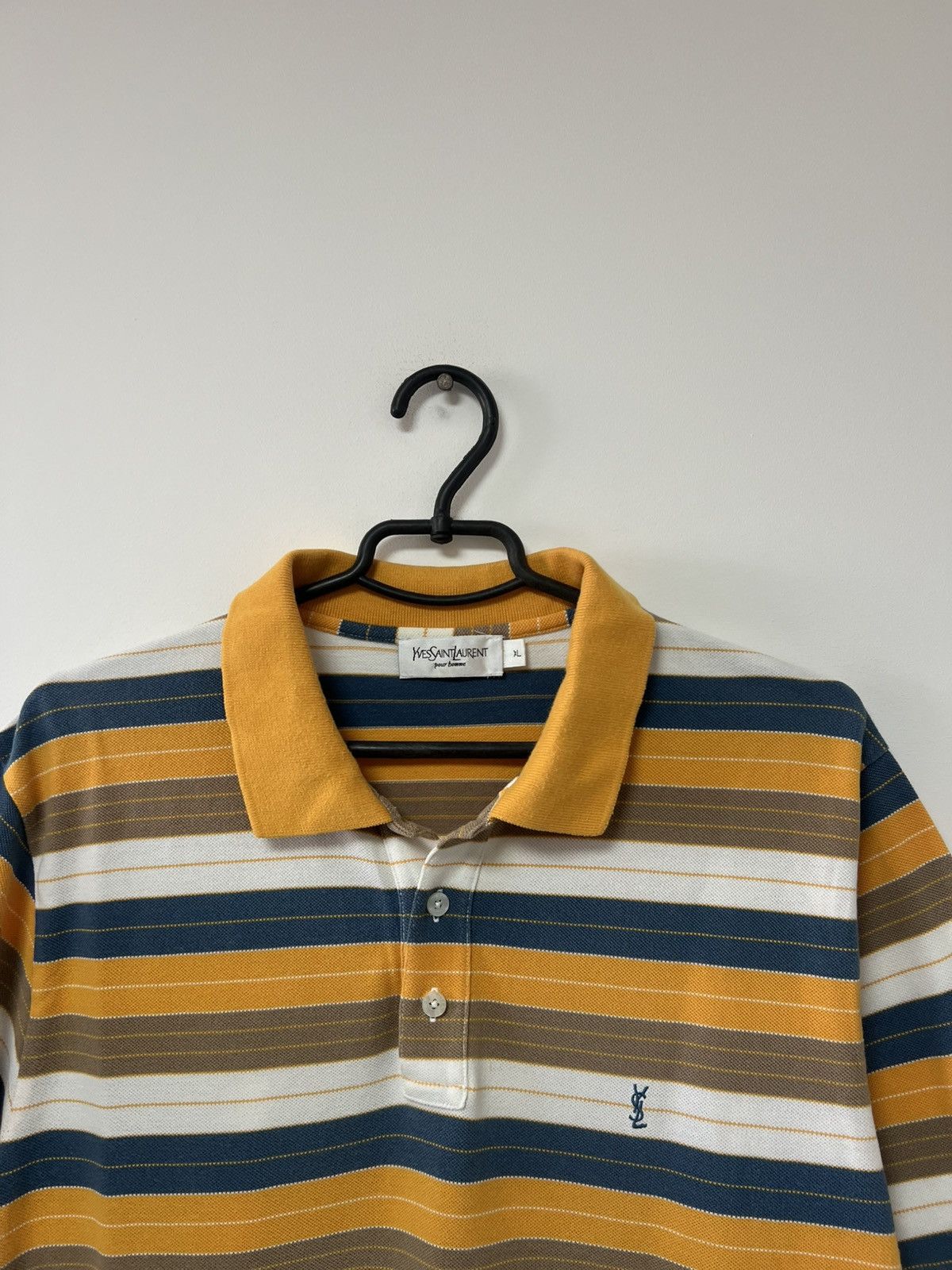 Yves Saint Laurent Hype Yves Saint Lauren Polo T Shirt YSL Luxury Mens sz XL Size US XL / EU 56 / 4 - 15 Thumbnail