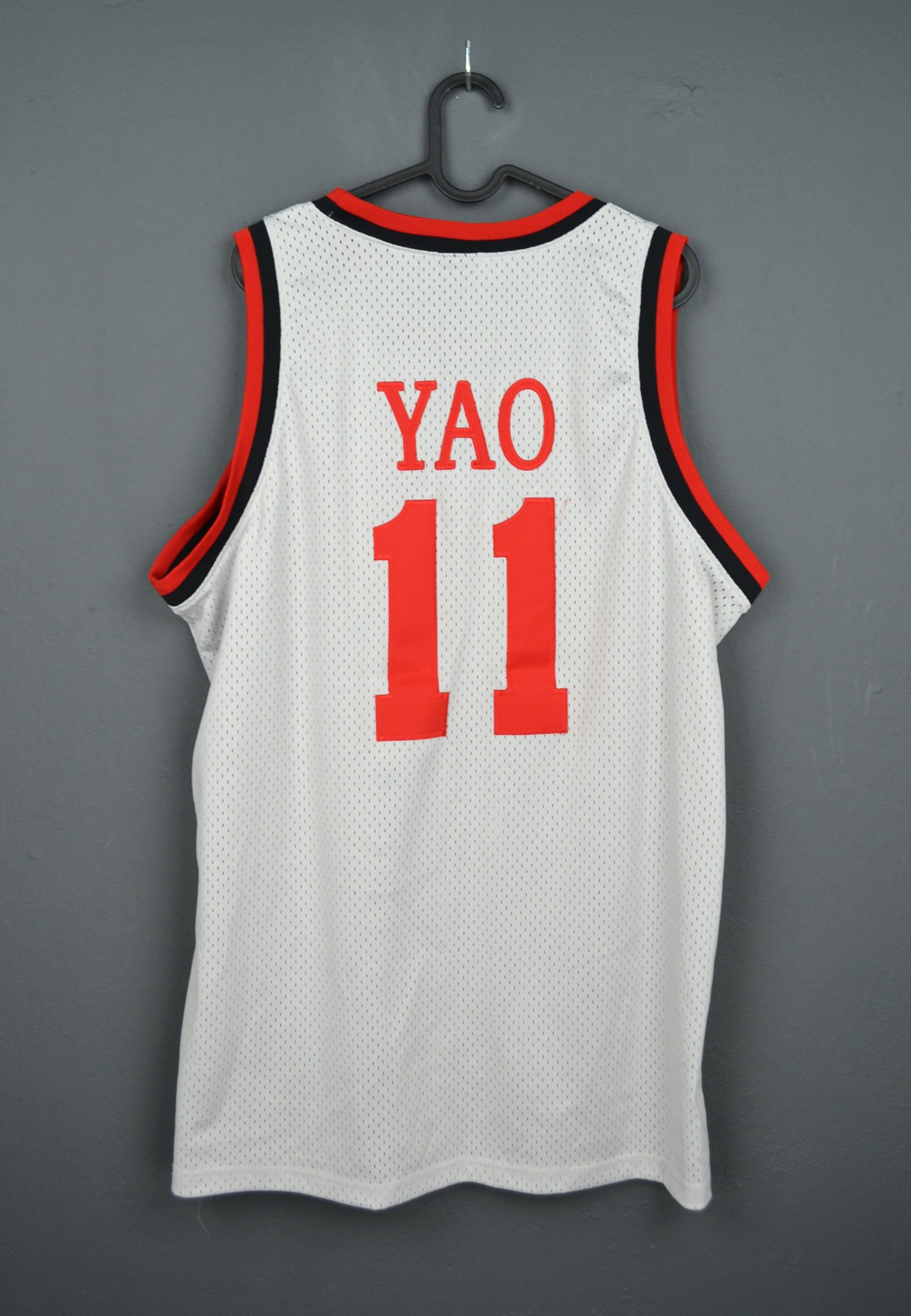 Nike Vintage Nike Rewind NBA Houston Rockets Yao Ming L Jersey Size US L / EU 52-54 / 3 - 2 Thumbnail