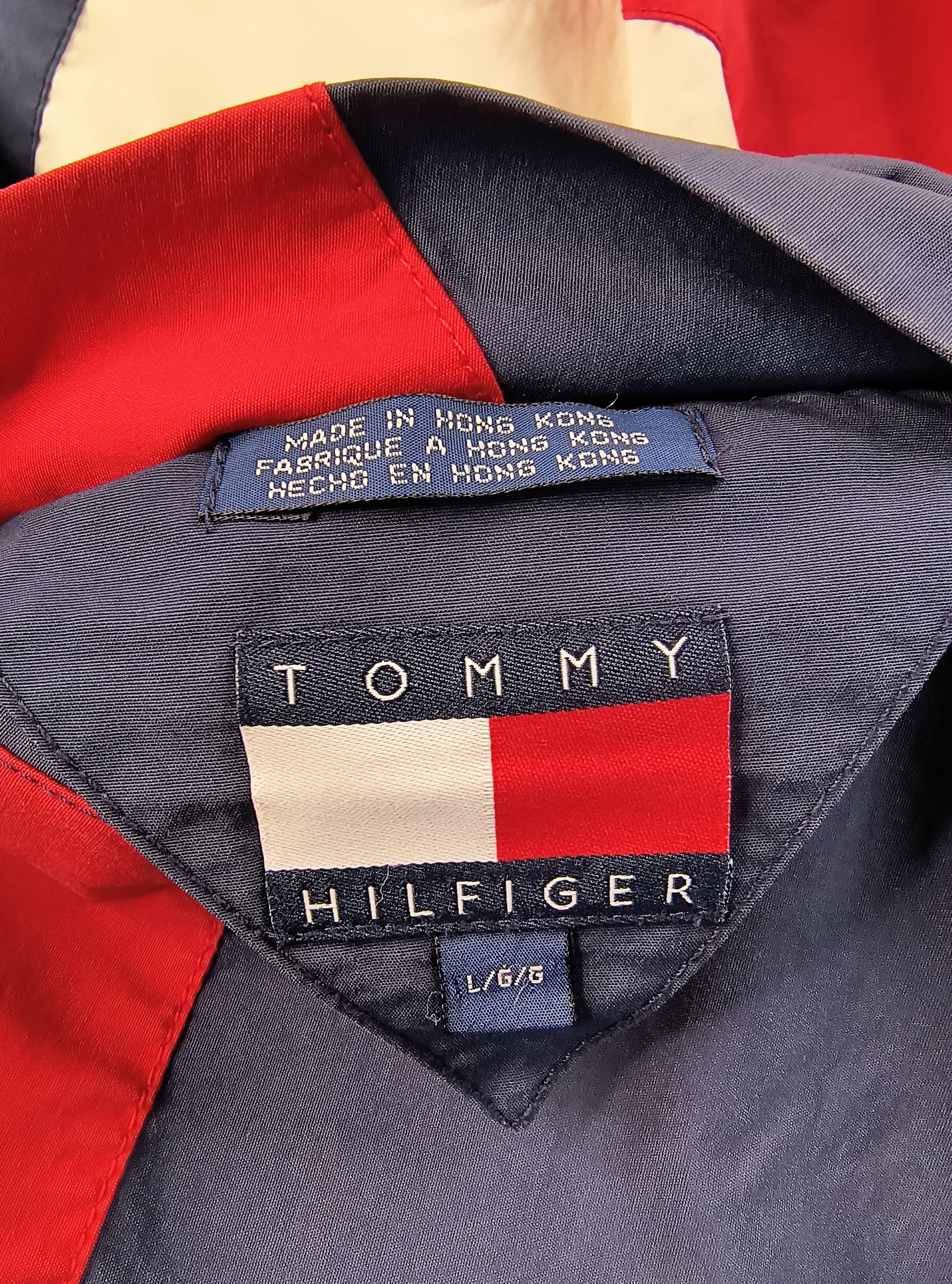 Tommy Hilfiger Vintage Tommy Hilfiger big flag double view jacket Size US L / EU 52-54 / 3 - 6 Thumbnail