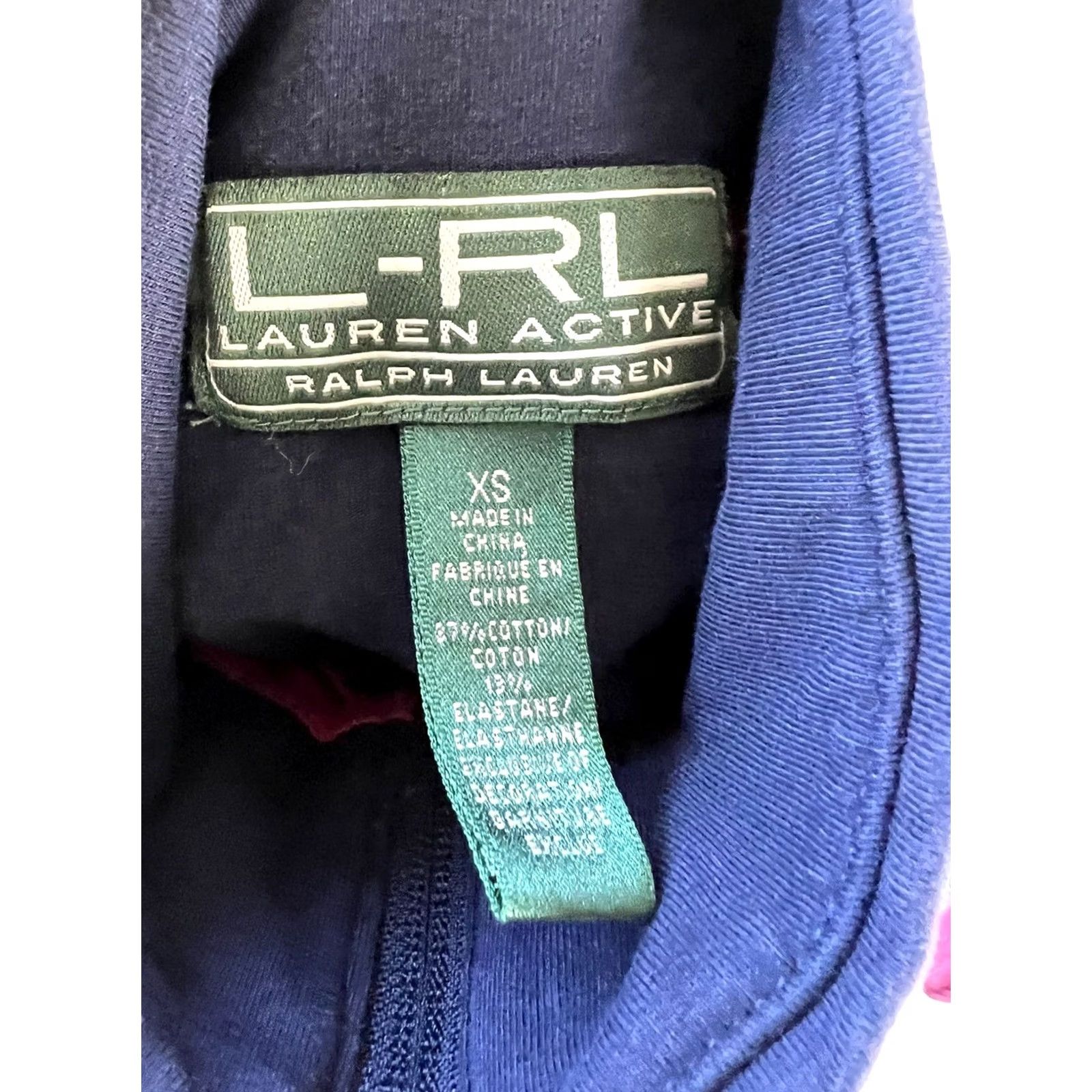 Ralph Lauren Lauren Ralph Lauren Active Track Jacket Women XS Full Zip Purple Striped Size XS / US 0-2 / IT 36-38 - 5 Thumbnail