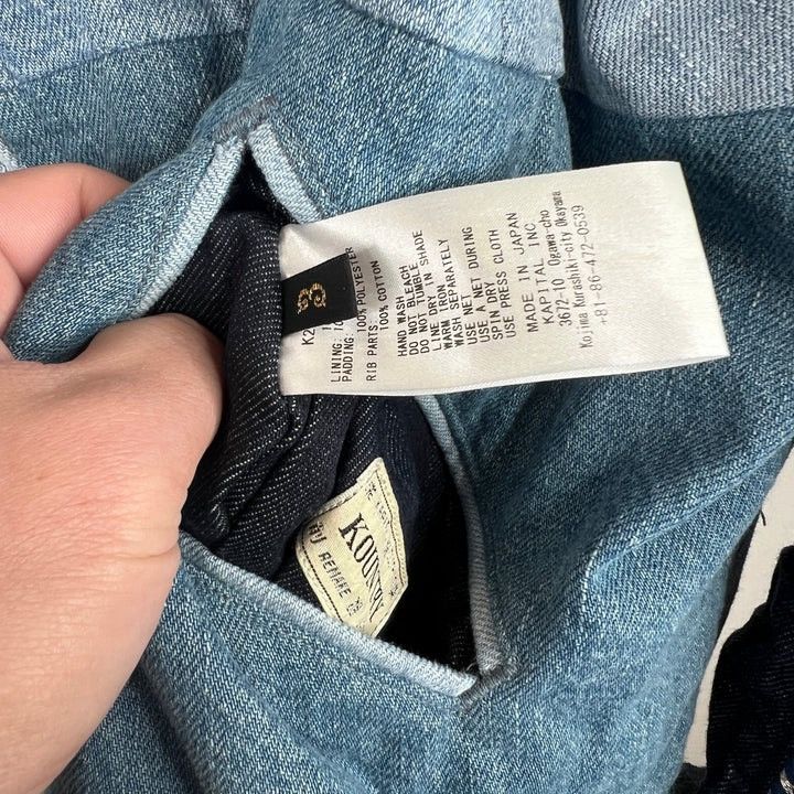 Kapital Kapital Denim Patch Bomber Jacket Size US M / EU 48-50 / 2 - 3 Thumbnail