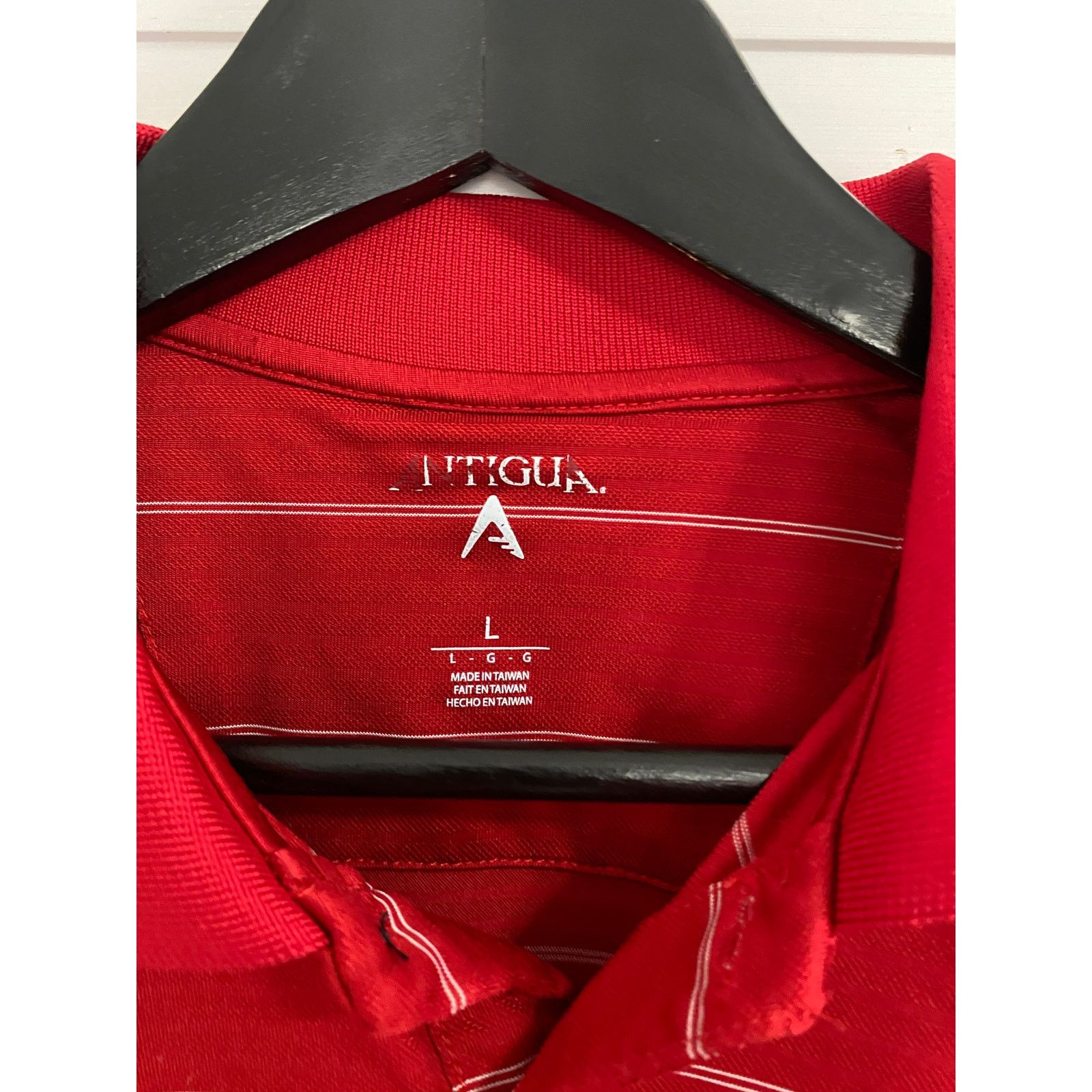 Antigua Minnesota Twins Red Striped Golf Polo Size Large Size US L / EU 52-54 / 3 - 3 Thumbnail