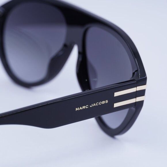 Marc Jacobs Marc Jacobs MARC 747/S 0807 9O Sunglasses Black Aviator Size ONE SIZE - 6 Thumbnail