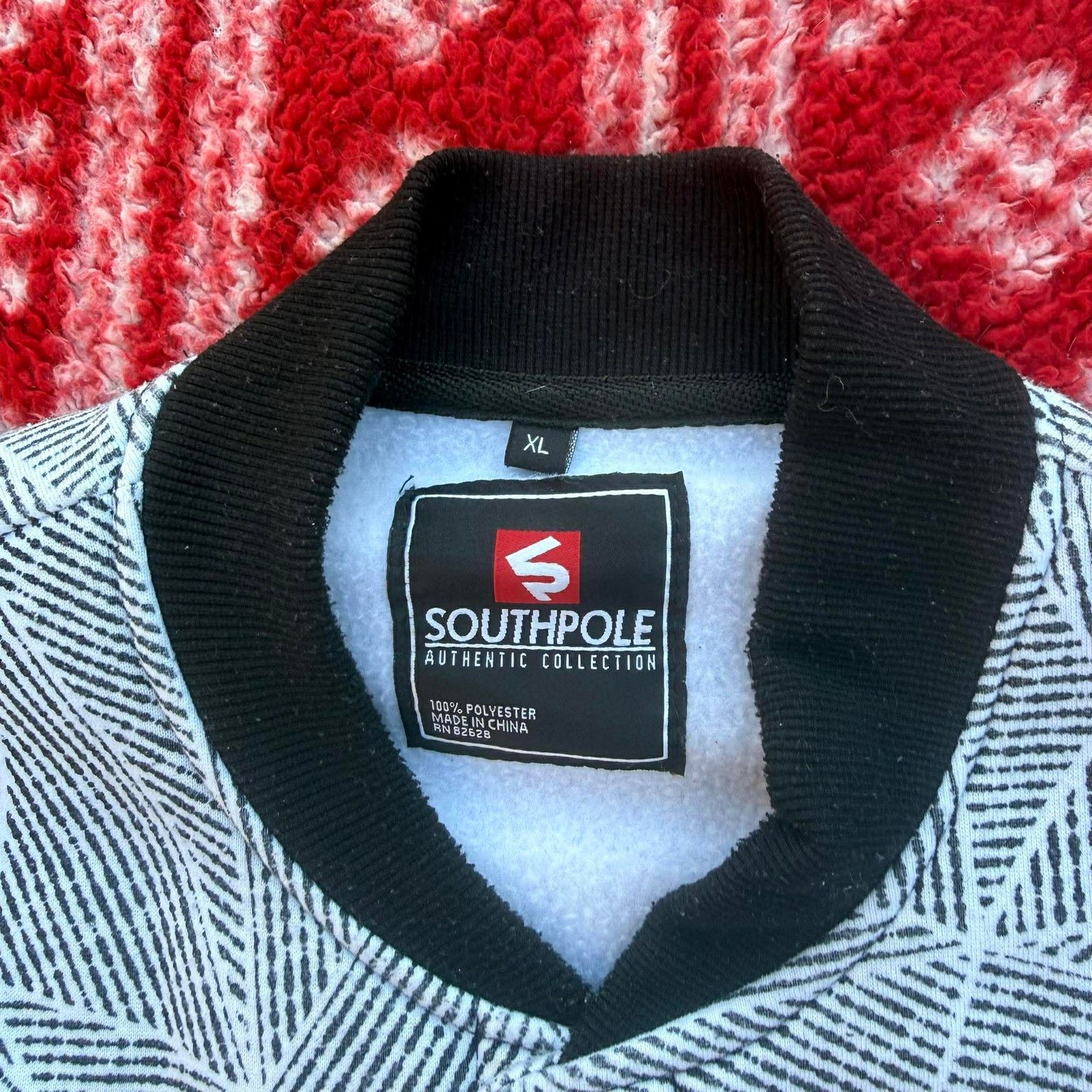 Southpole Southpole Varsity Bomber Jacket Men's XL Black Gray Size US XL / EU 56 / 4 - 2 Thumbnail