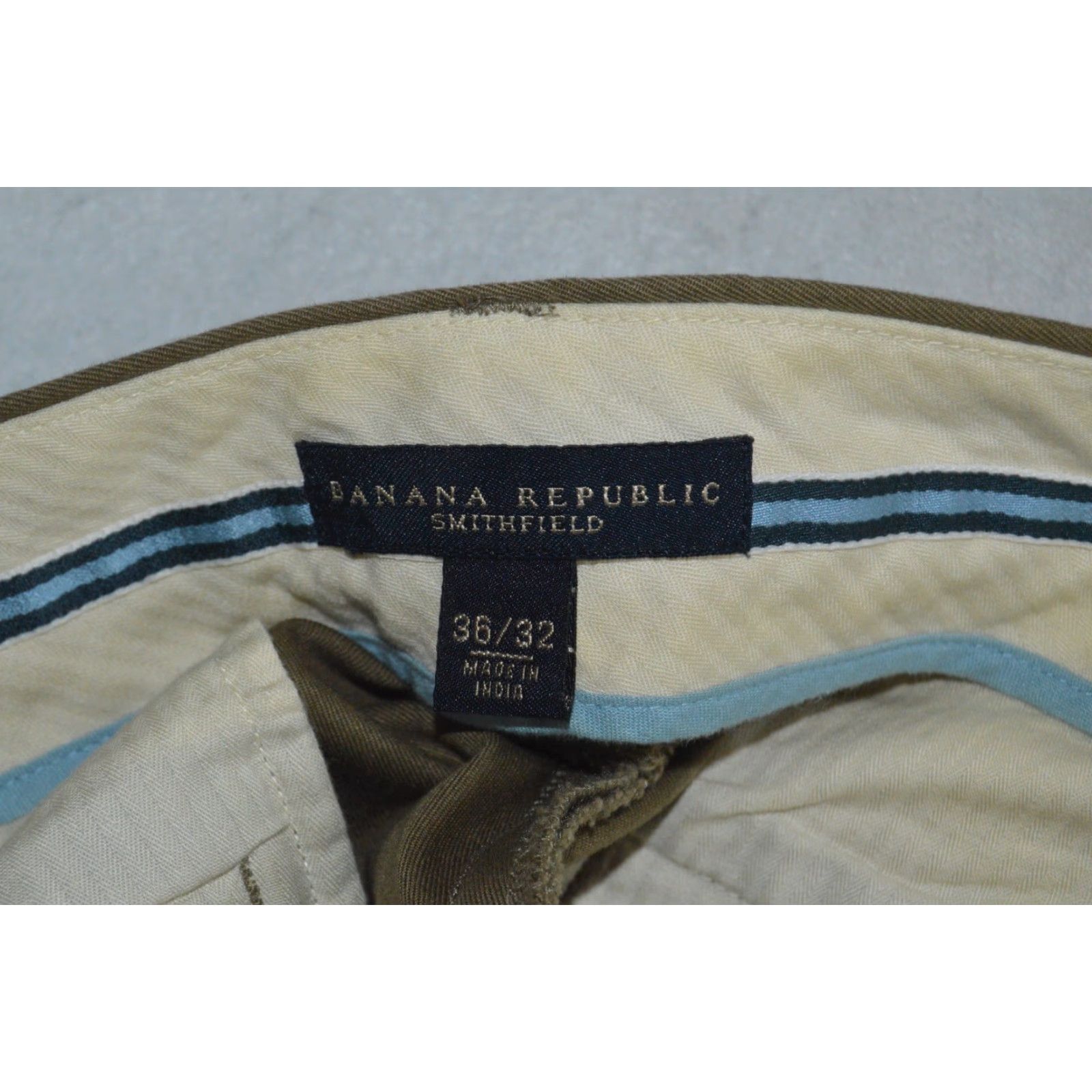 Banana Republic VINTAGE Banana Republic Pants Mens 36x32 Green Pleated Cuffed Smithfield Chino 90s Mens Size US 36 / EU 52 - 5 Thumbnail