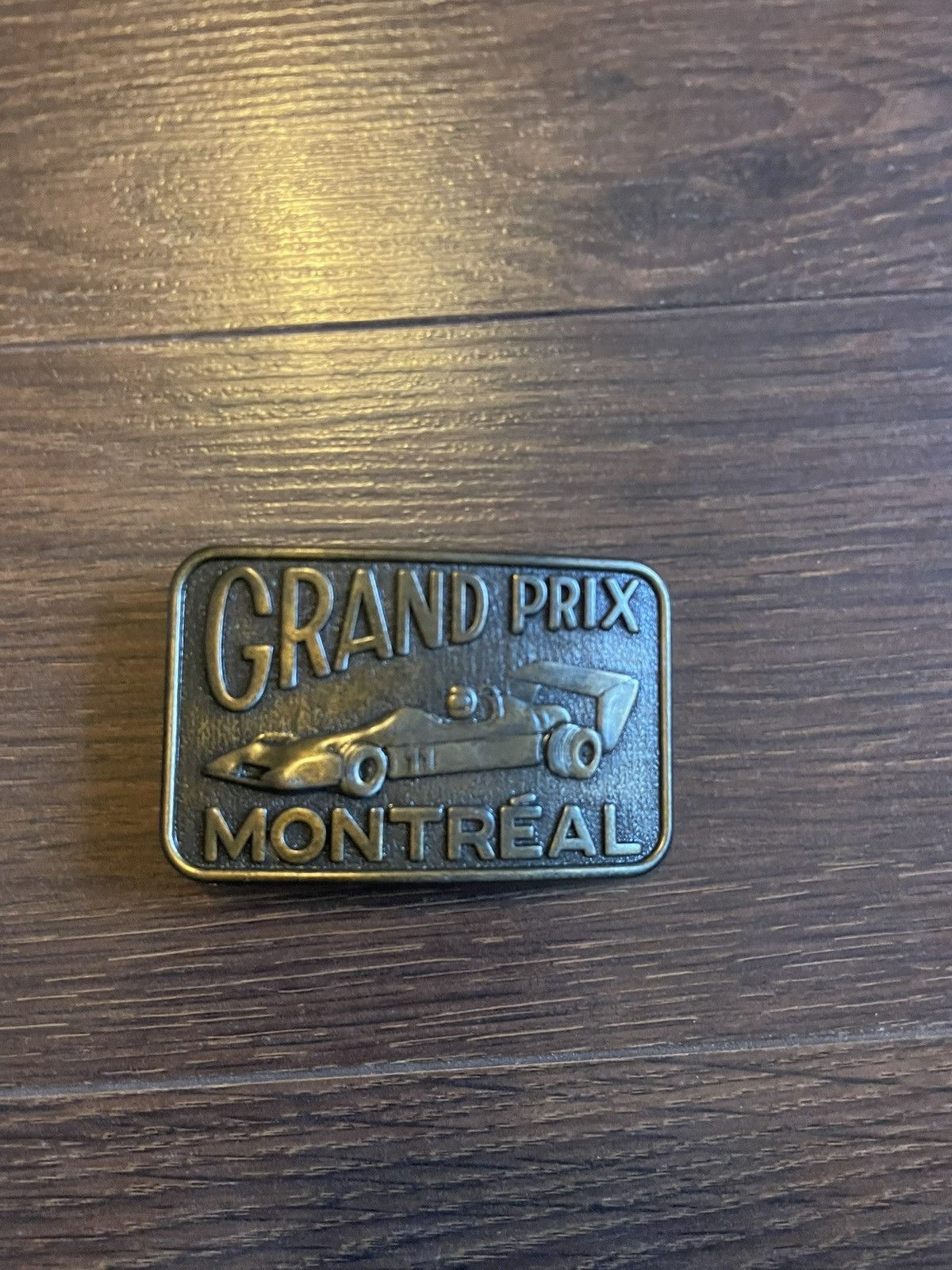 Vintage Vintage 1970s/80s Grand Prix Montréal F1 Belt buckle Size 32 - 1 Thumbnail