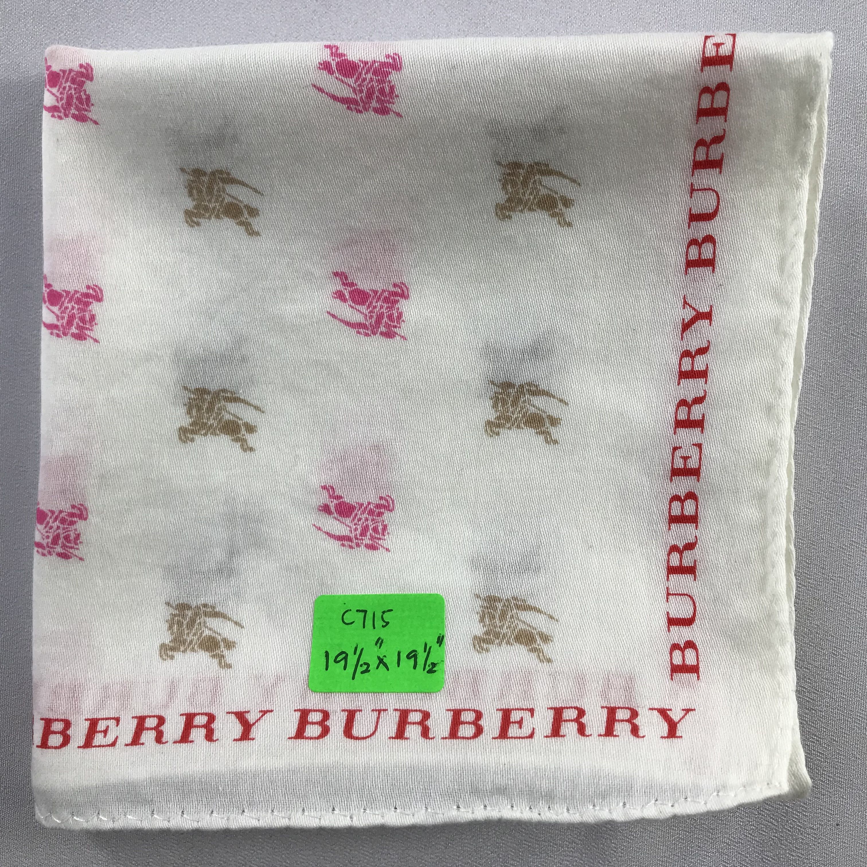 Burberry Burberry Handkerchief / Bandana / Neckerchief C715 Size ONE SIZE - 7 Thumbnail