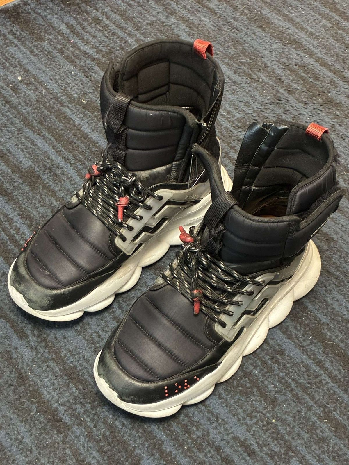 Versace Versace High Top Chain Reaction Sneakers Size US 11.5 / EU 44-45 - 2 Thumbnail