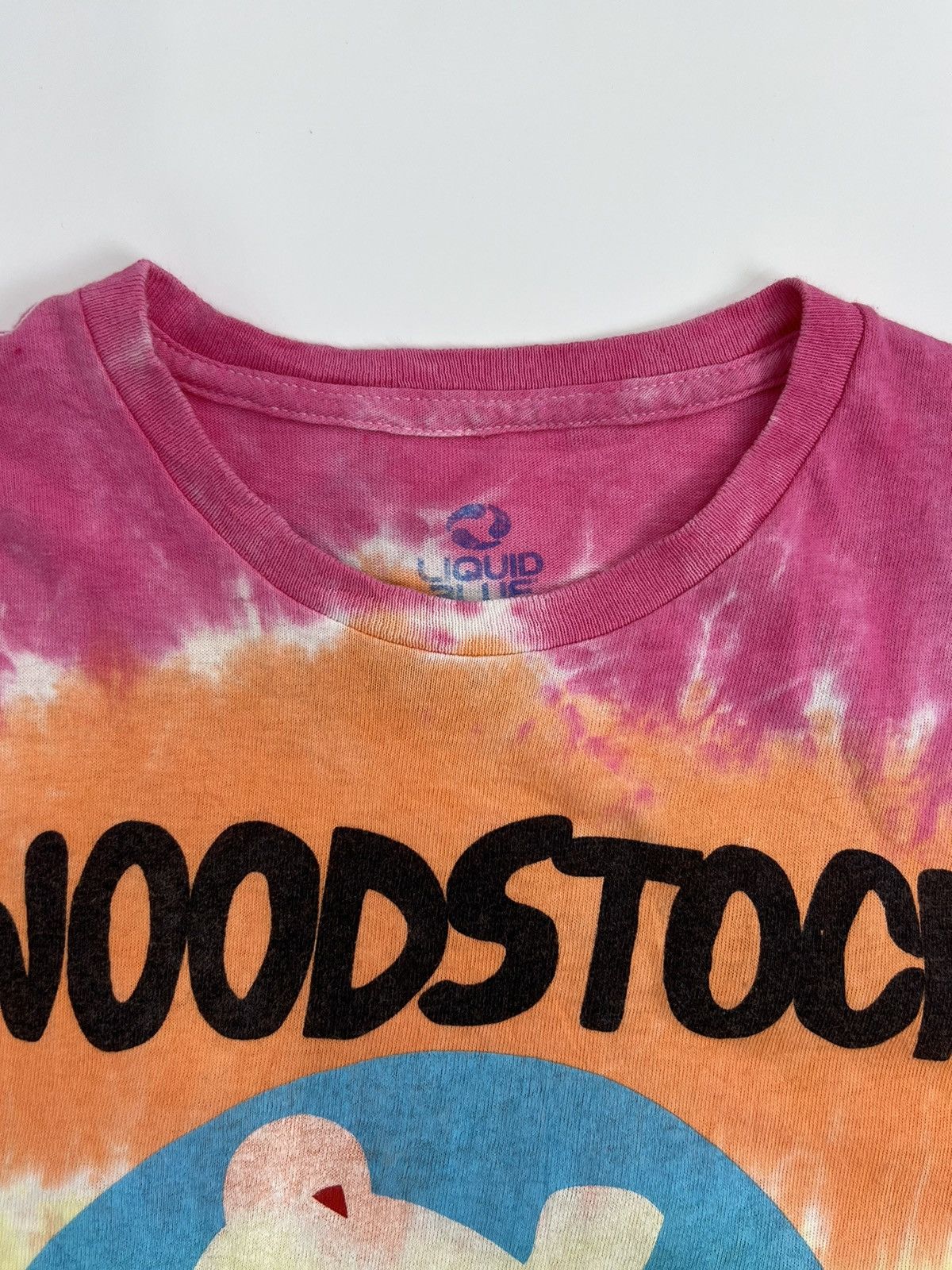 Band Tees Woodstock Liqiud Blue TieDye Tee Size US S / EU 44-46 / 1 - 4 Thumbnail