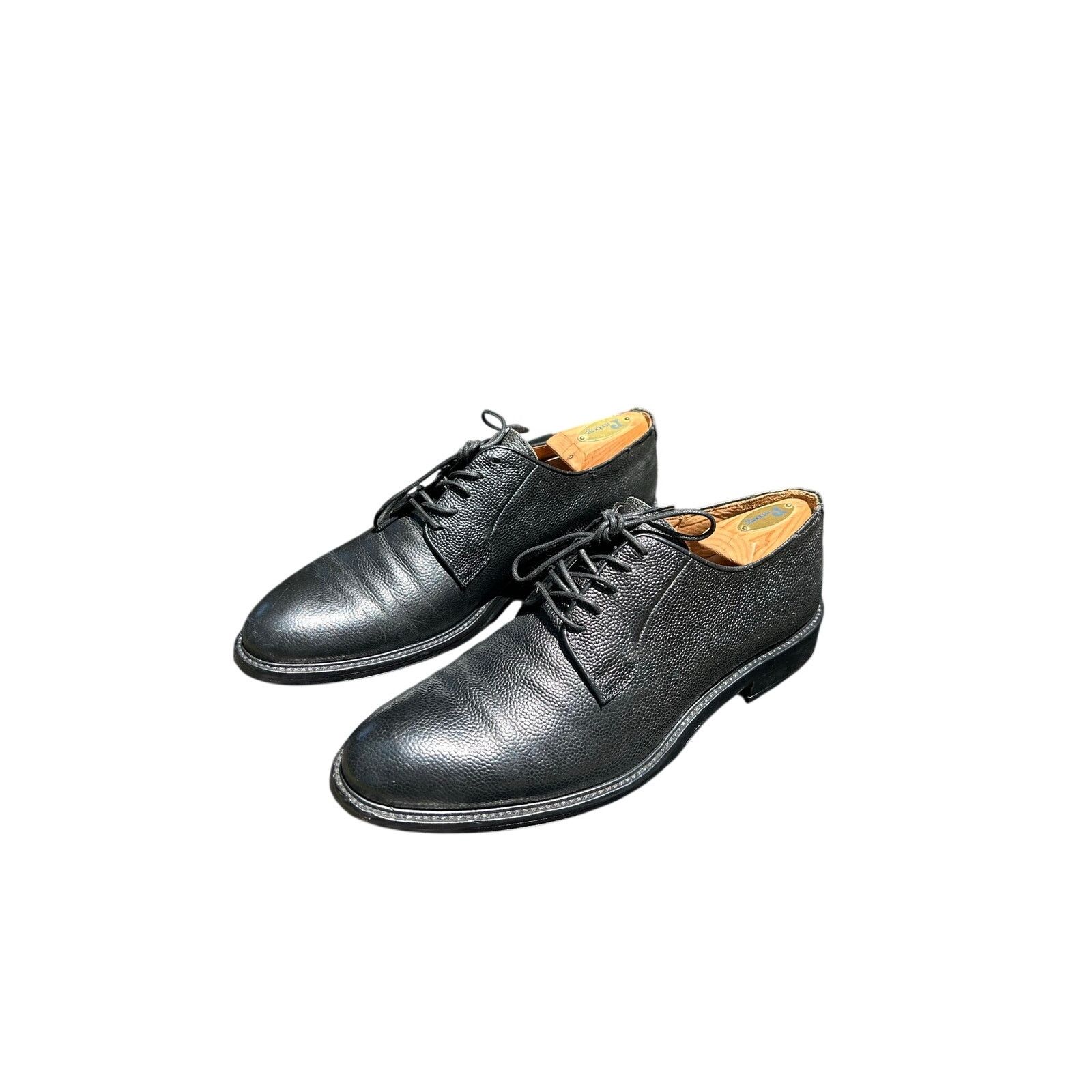Rider Boot Co. Rider Boot Co. Plain-Toe Derby Oxford Black Pebble Grain Size US 9 / EU 42 - 1 Thumbnail