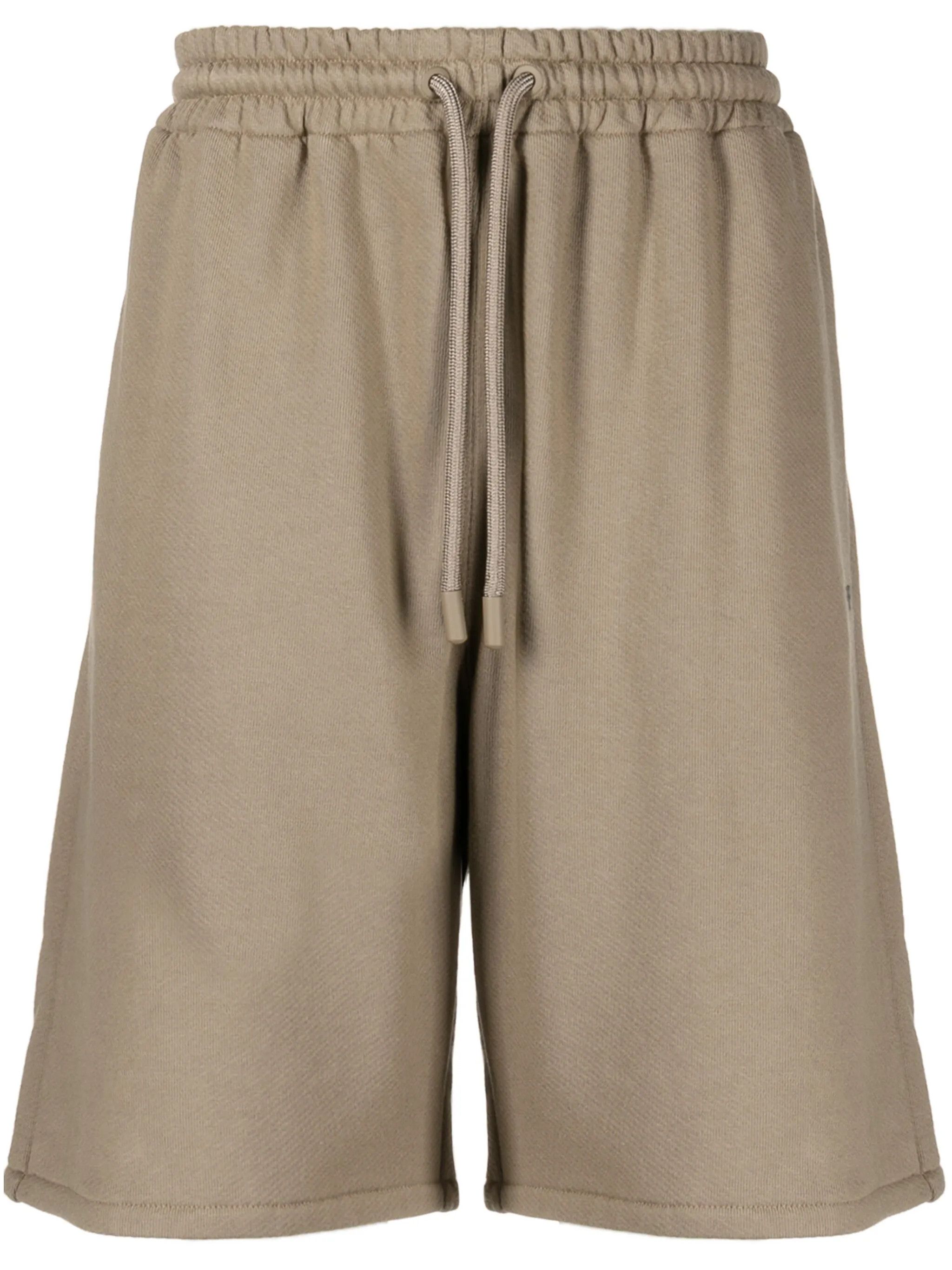 Off-White o1gr1nt0425 Off Stitch Skate Sweat Short in Beige Size US 30 / EU 46 - 1 Thumbnail