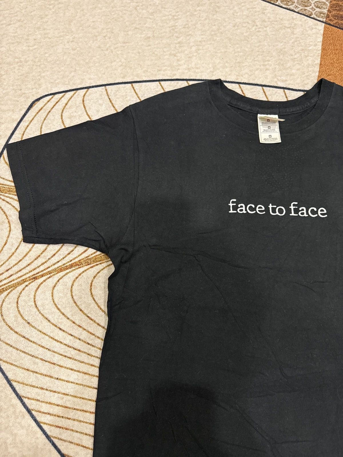 Vintage FACE TO FACE - NO AUTHORITY 1992 TOUR SHIRT Size US M / EU 48-50 / 2 - 5 Thumbnail