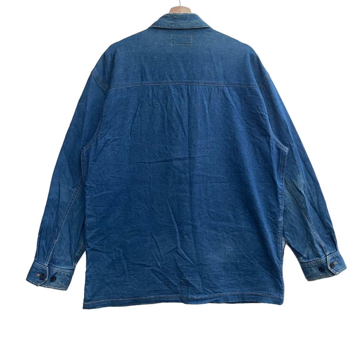 Japanese Brand × Vintage Vintage Japanese Brand Denim Zip Up Jacket by Aqua Blues Size US XL / EU 56 / 4 - 6 Thumbnail