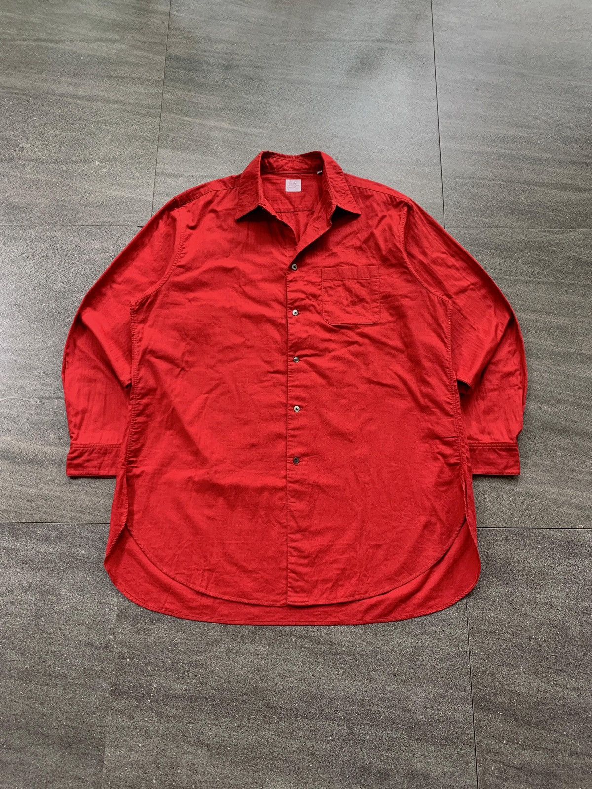 Yohji Yamamoto FREE TAX! Costume d’Homme Oversized Shirt Size US XL / EU 56 / 4 - 2 Thumbnail