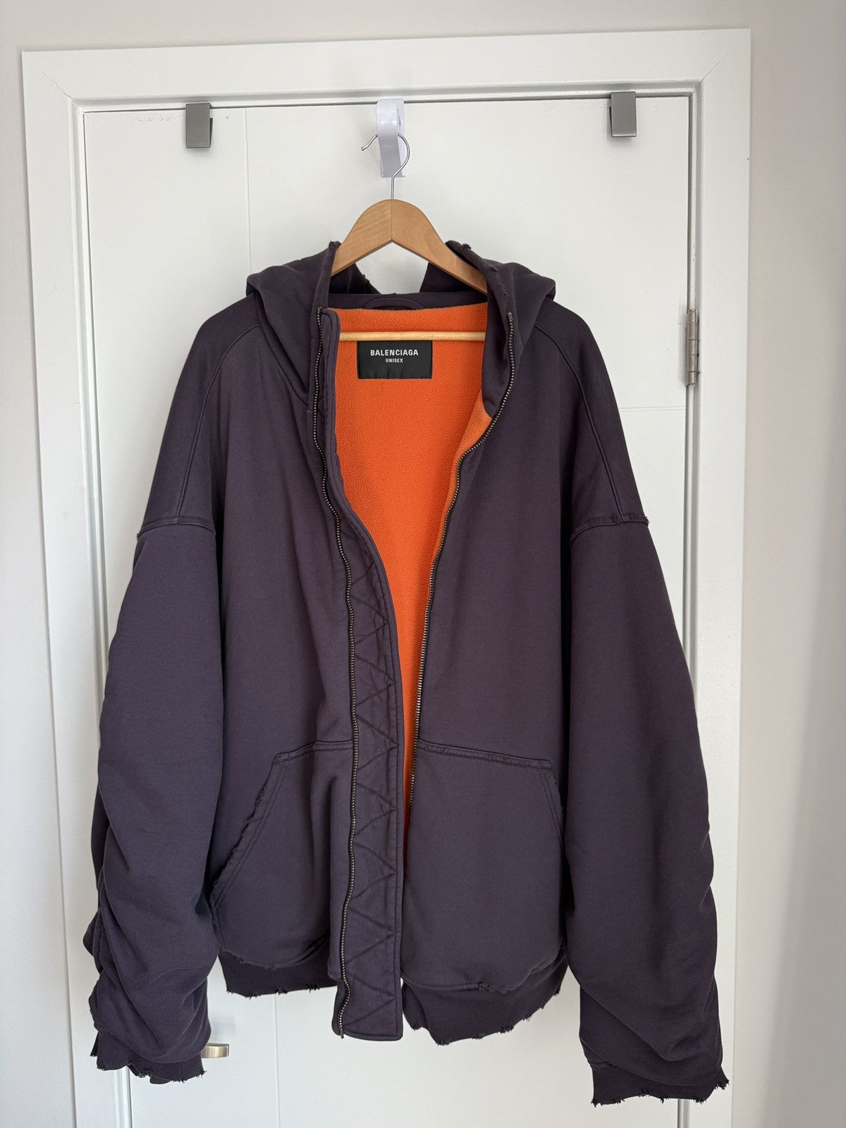 Balenciaga Balenciaga Hooded Bomber Jacket Size US S / EU 44-46 / 1 - 1 Thumbnail