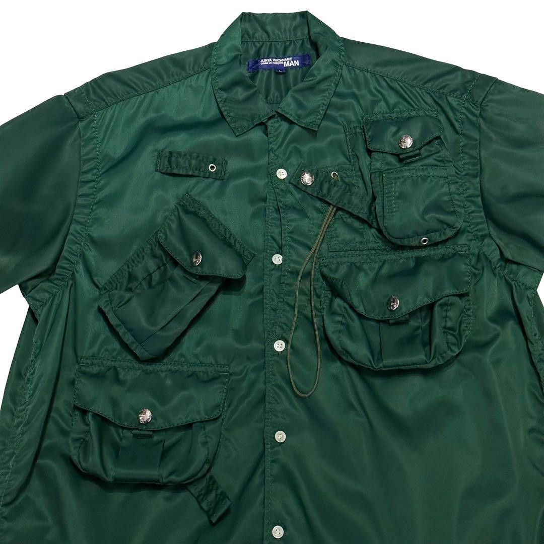 Comme des Garcons × Junya Watanabe JUNYA WATANABE CDG Multi Pocket Parachute Short Sleeve Shirt Size US L / EU 52-54 / 3 - 2 Thumbnail