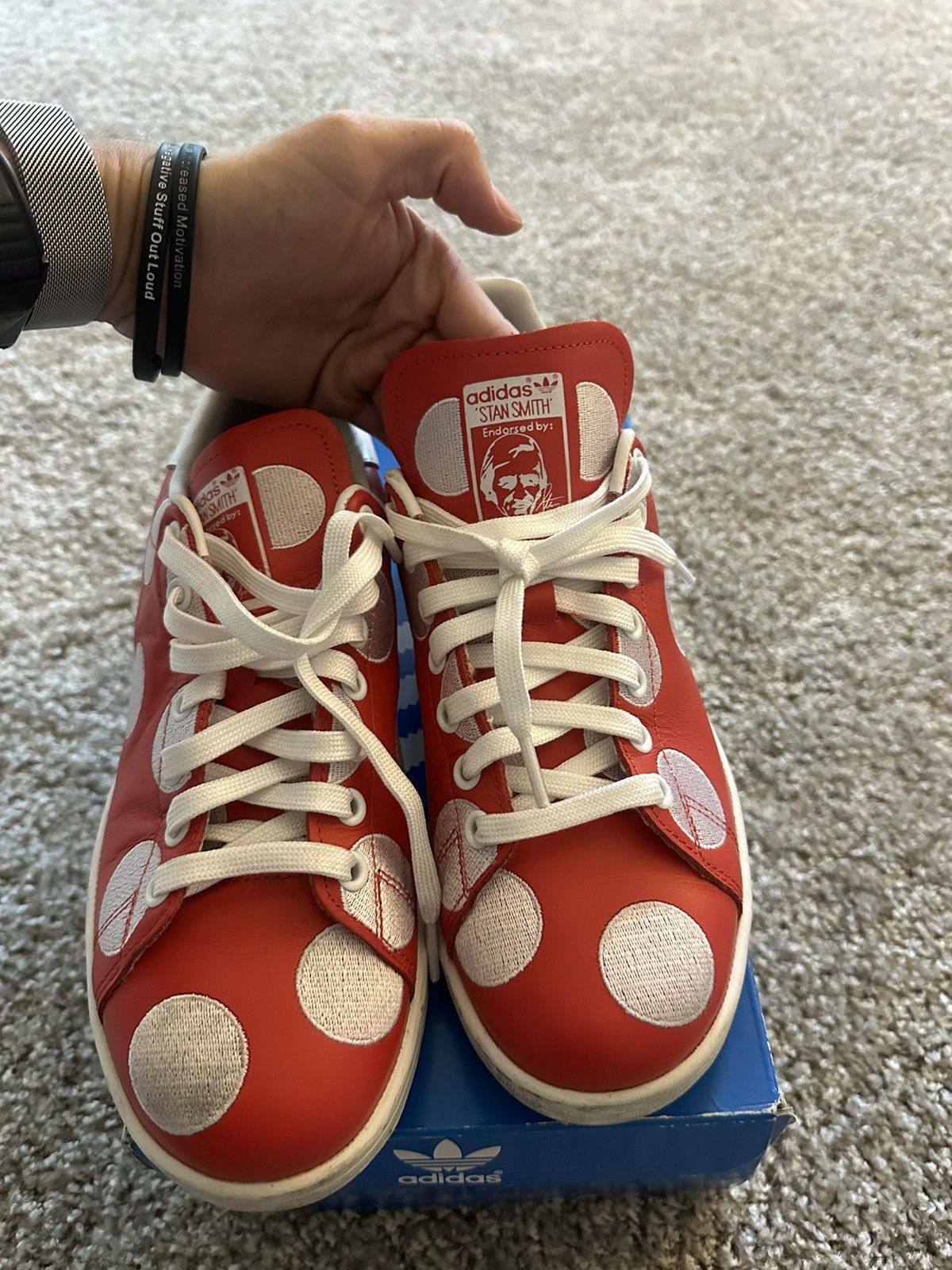 Adidas × Pharrell PW Stan Smith BPD Size US 9 / EU 42 - 4 Thumbnail