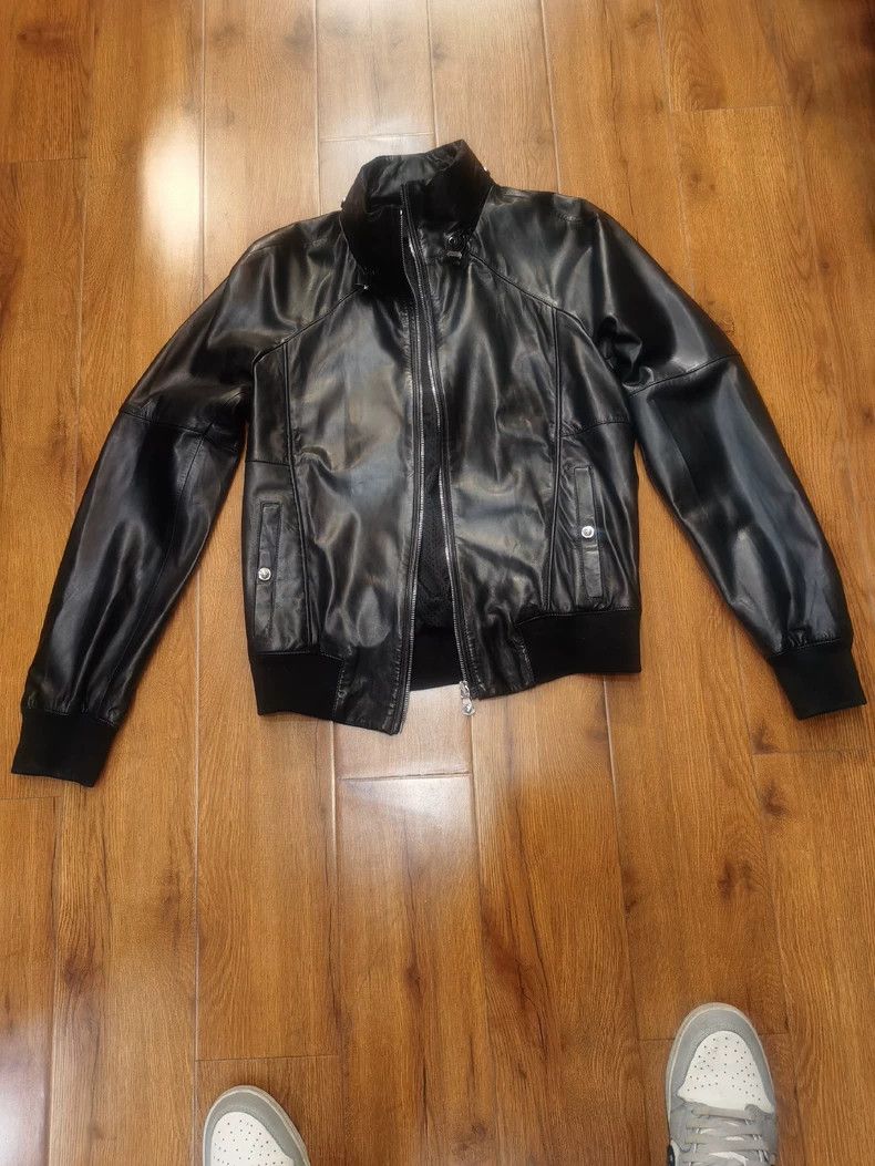 Versace Versace Sheepskin cropped men's jacket Size US M / EU 48-50 / 2 - 1 Thumbnail
