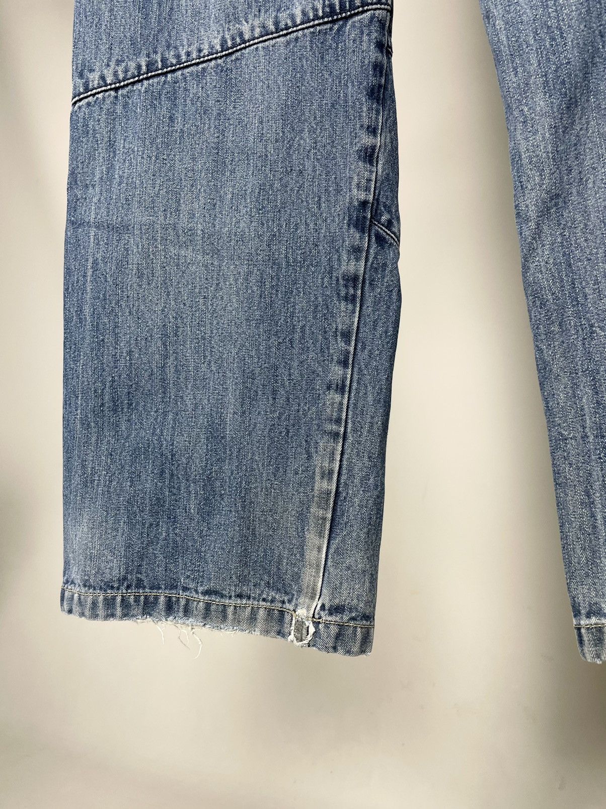 Carhartt Engelbert Strauss Vintage Faded Workwear Cargo Denim Jeans Size US 32 / EU 48 - 16 Thumbnail