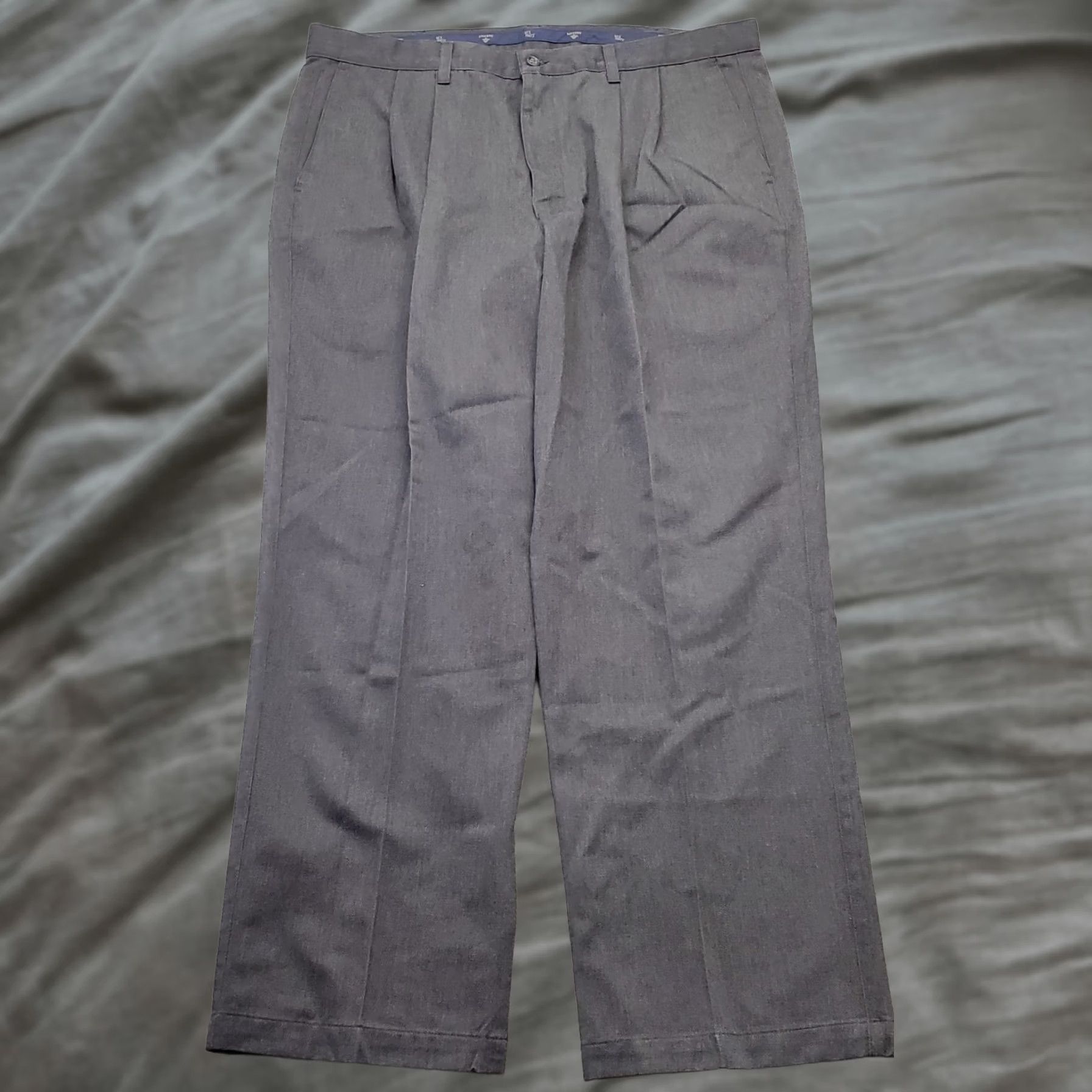 Dockers DOCKERS Pants Men 40x30 Blue Regular Fit Pleated Twill No Wrinkle Size US 40 / EU 56 - 1 Thumbnail