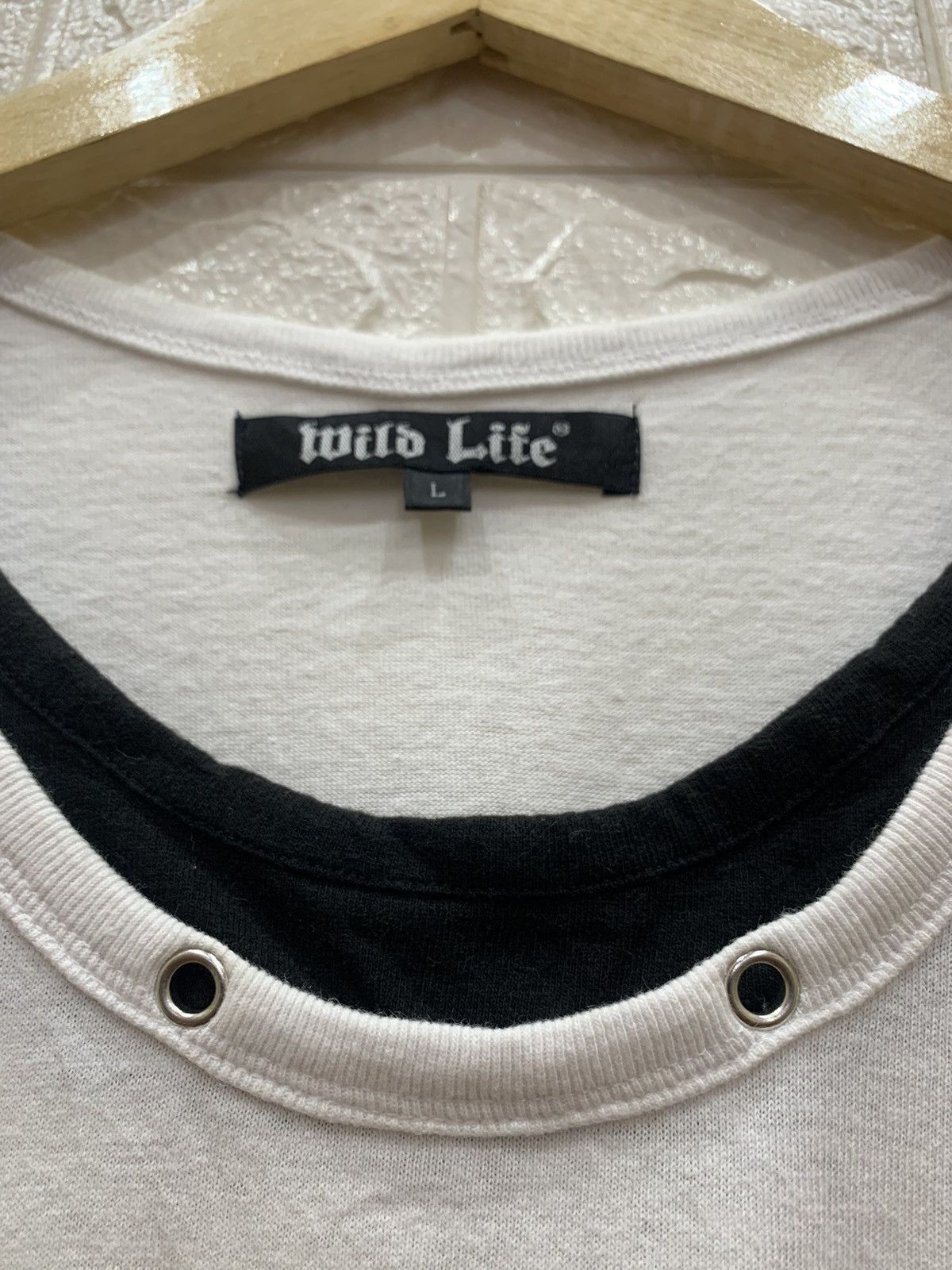 14th Addiction × Japanese Brand × KMRii Y2k Wild Life poem skull poem double layer punk tanktop Size US M / EU 48-50 / 2 - 9 Thumbnail