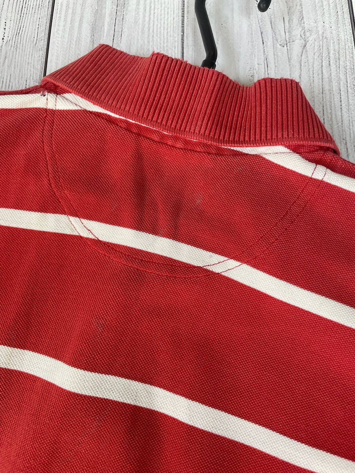 Vintage Vintage Dubai rugby polo red striped size XL Size US XL / EU 56 / 4 - 8 Thumbnail