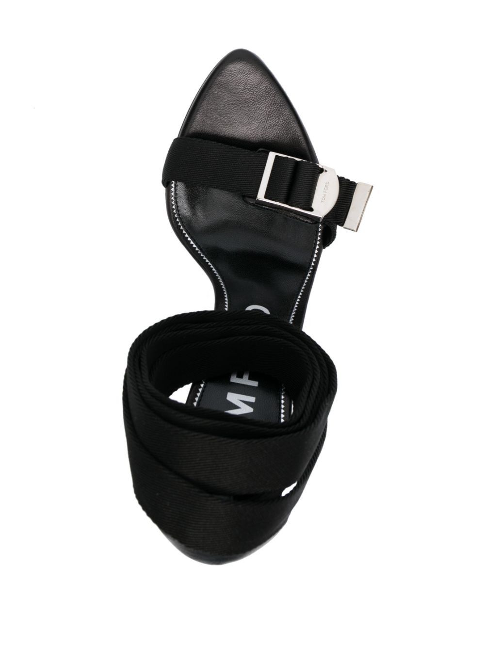 Tom Ford o1loc1c1224 W3285 Hi Heel Sandals in Black Size US 8 / IT 38 - 2 Thumbnail