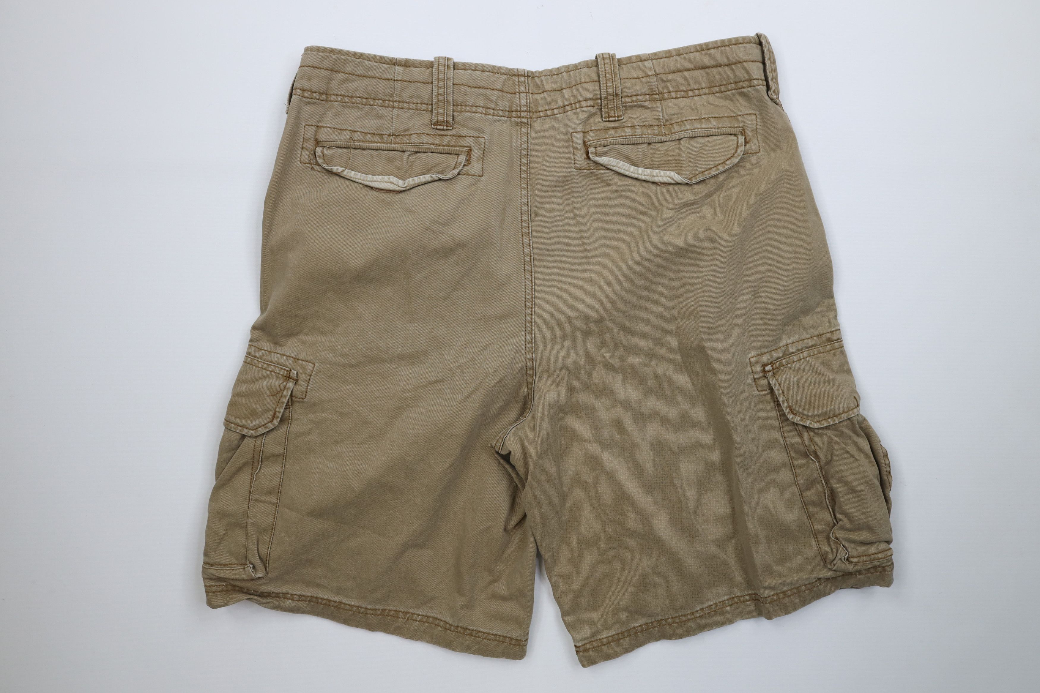 Aeropostale Vintage 90s Y2K Aeropostale Cargo Shorts Brown Cotton Size US 38 / EU 54 - 9 Thumbnail