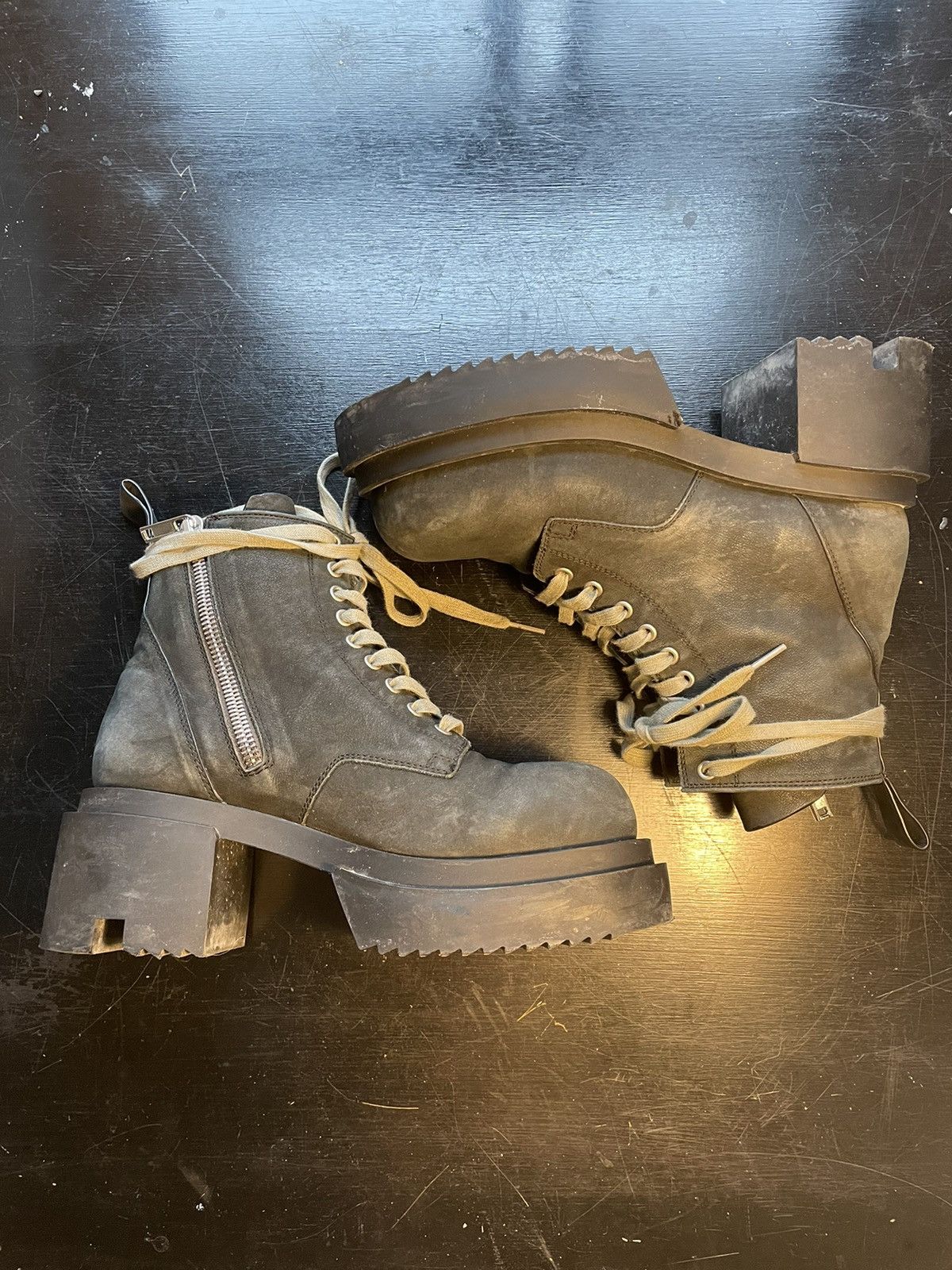Rick Owens Rick Owen’s Bogun Army Boots Size US 9 / EU 42 - 7 Thumbnail