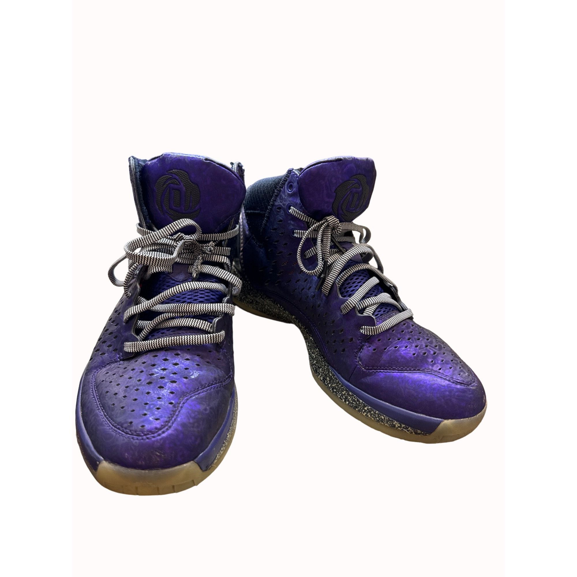 Adidas Adidas Rose Night Before Xmas 2012 men’s purple basketball s Size US 8.5 / EU 41-42 - 13 Thumbnail